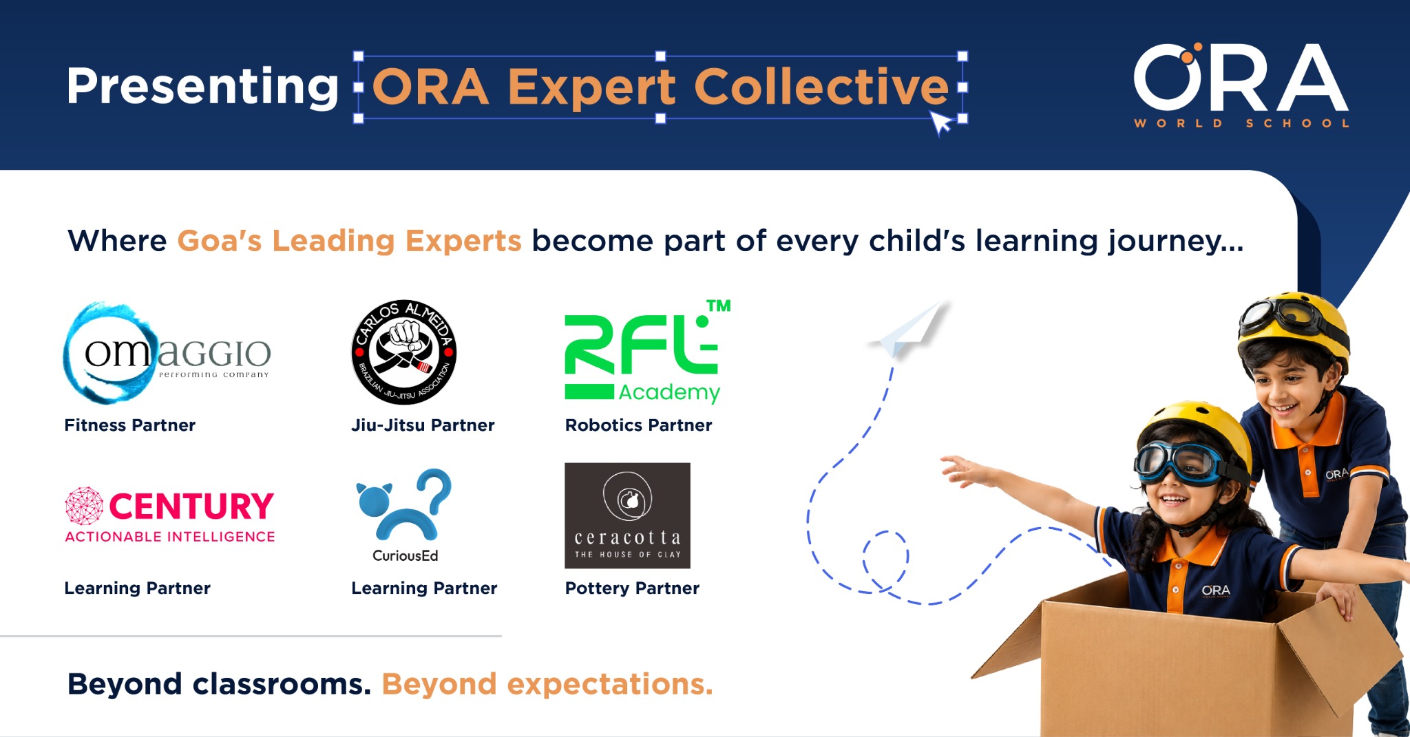 ORA World School Facebook ad