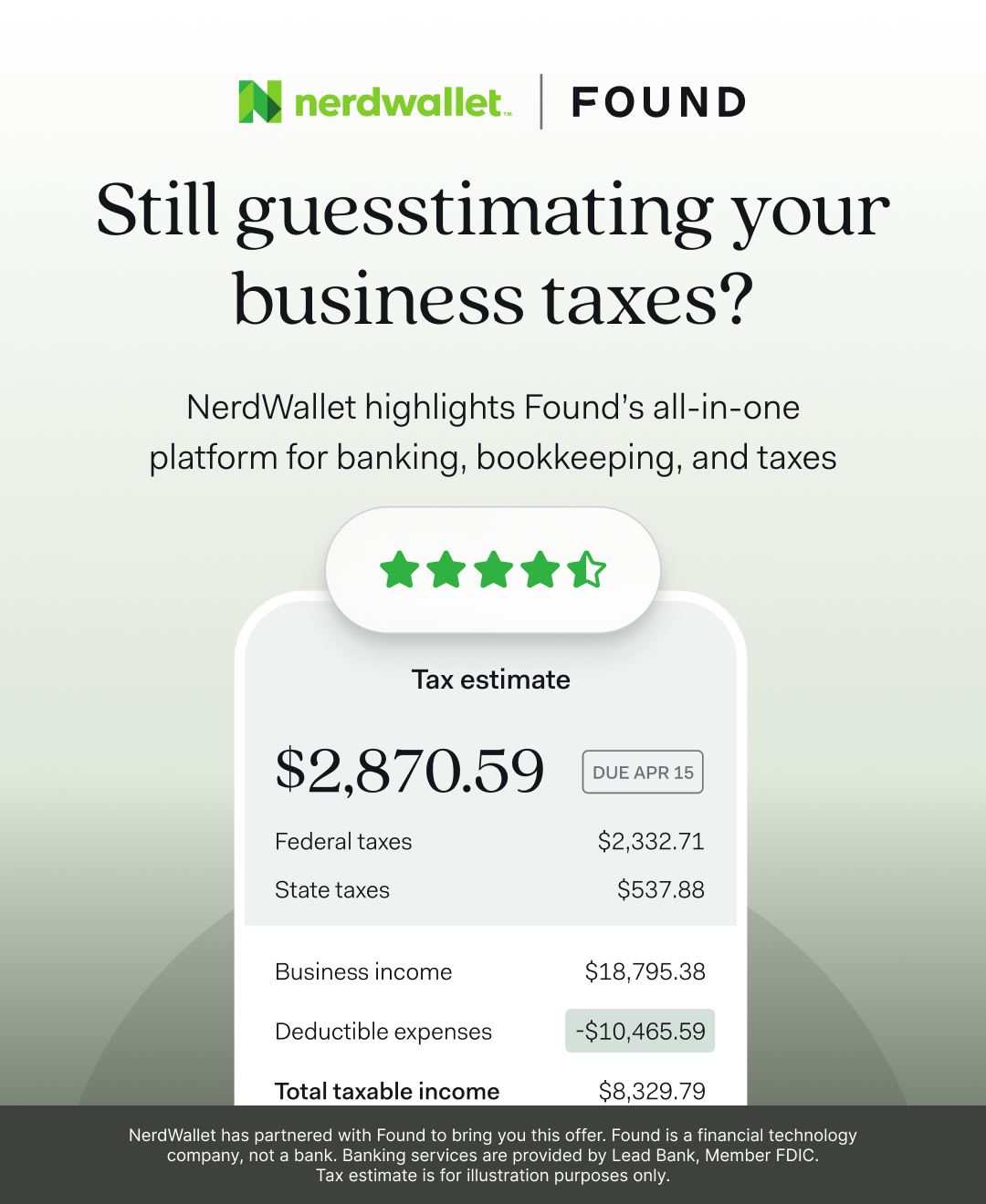 NerdWallet Facebook ad