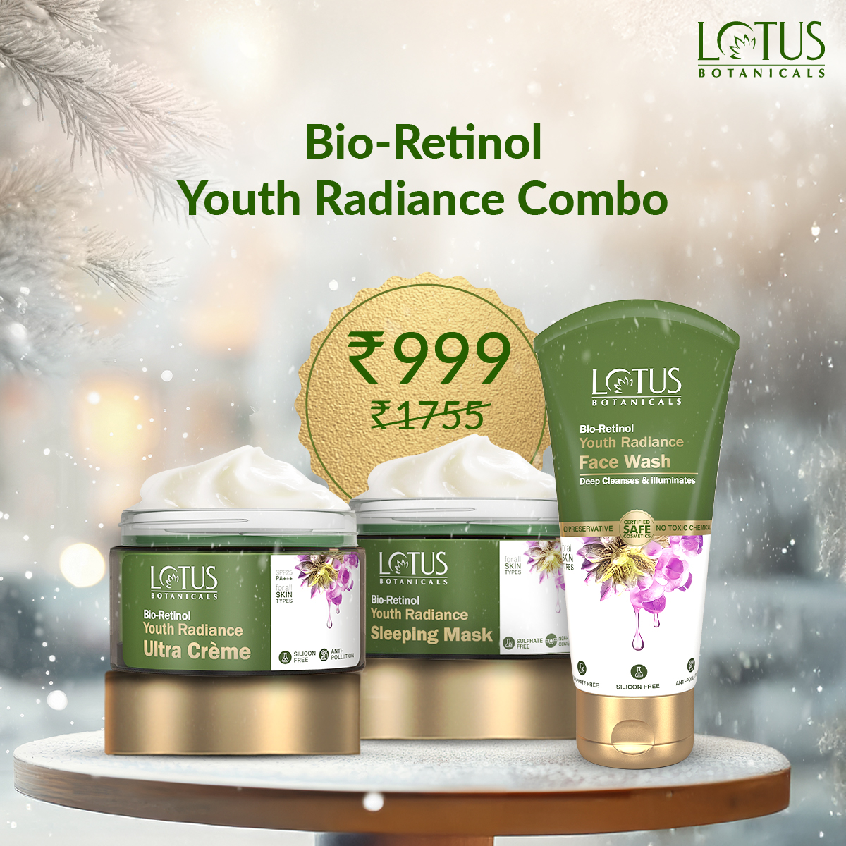 Lotus Botanicals Facebook ad