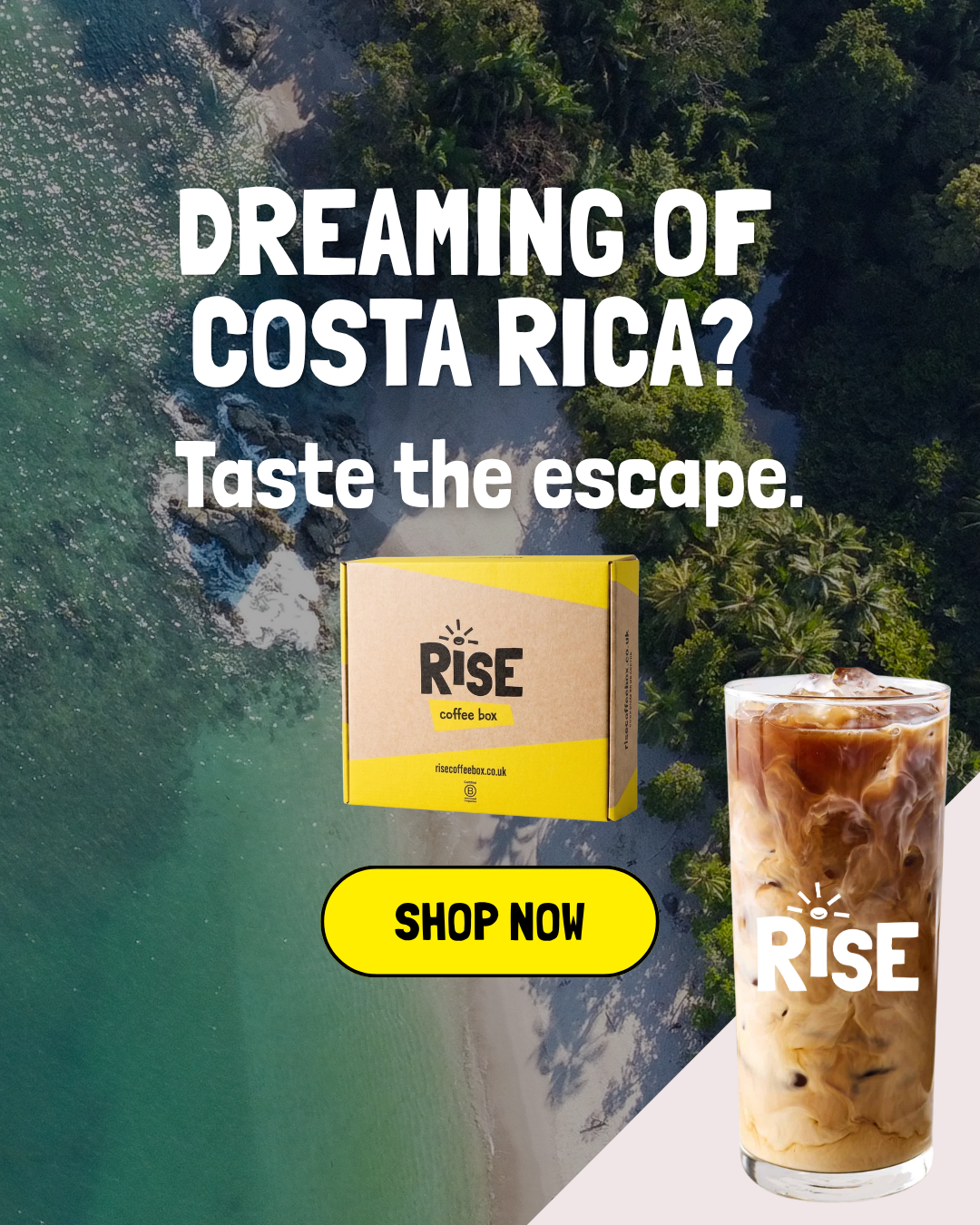 Rise Coffee Box Facebook ad