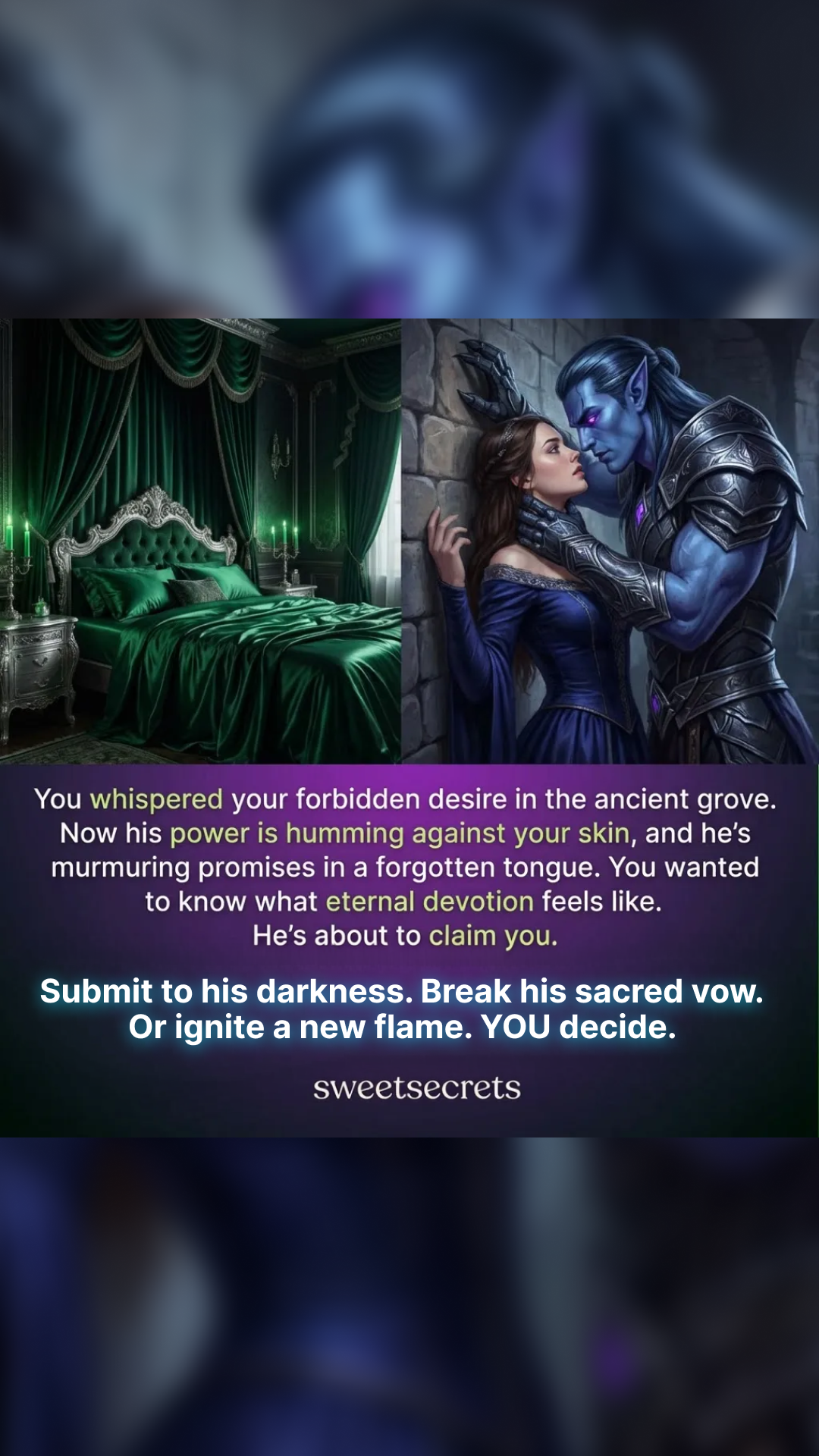 Sweetsecrets Facebook ad