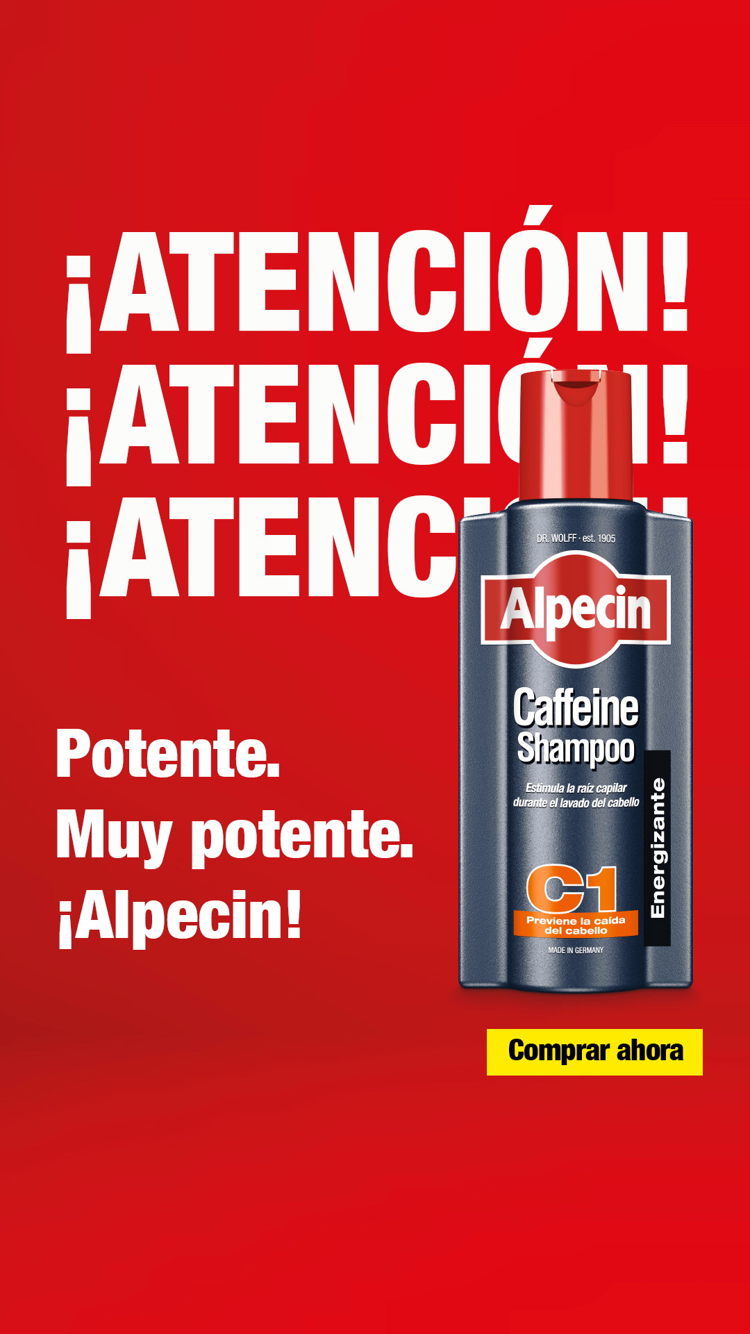 Alpecin Facebook ad