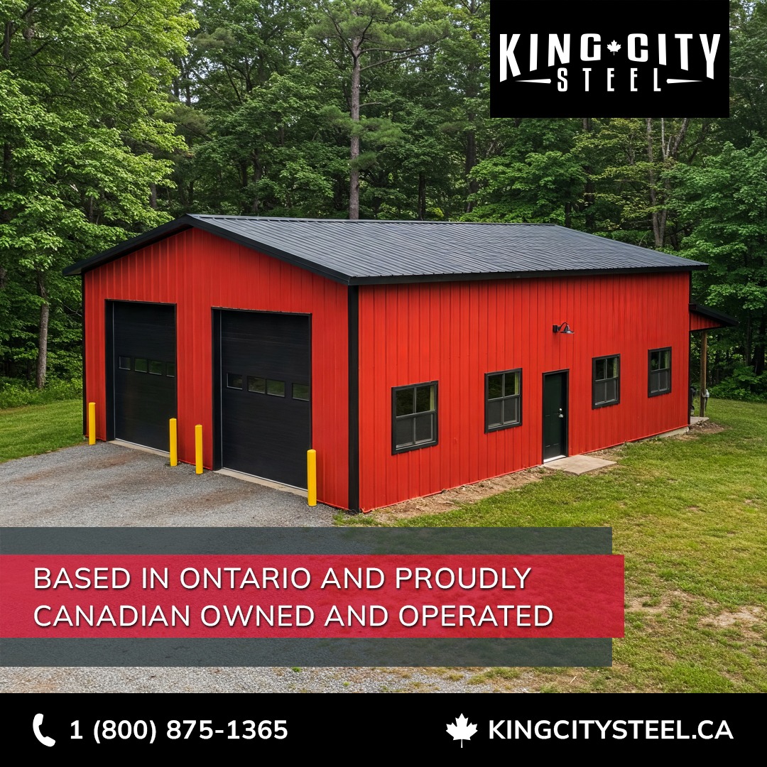 King City Steel Facebook ad: King City Steel designs, fabricates, delivers and installs…
