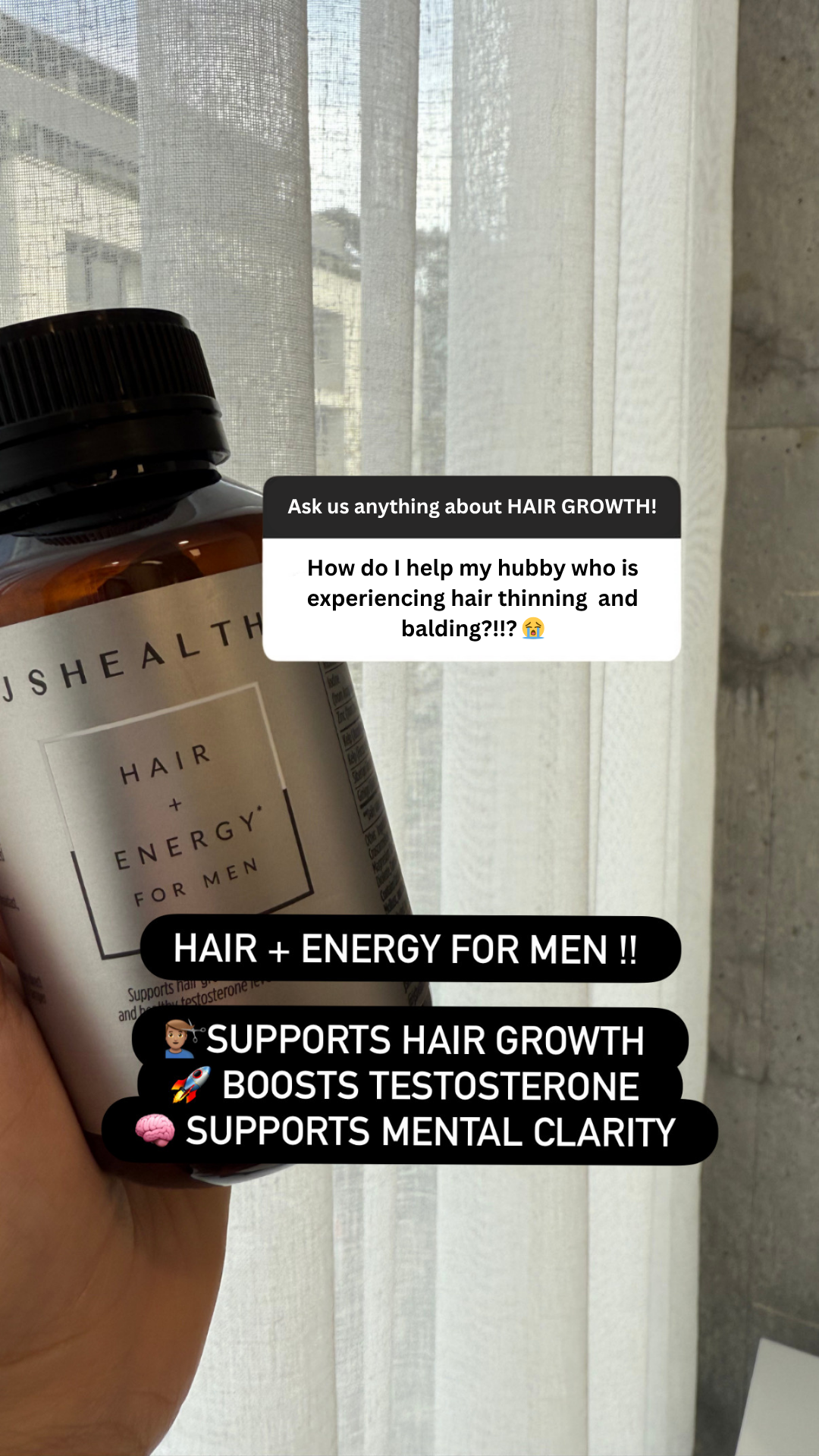 JSHealth Vitamins For Men Facebook ad