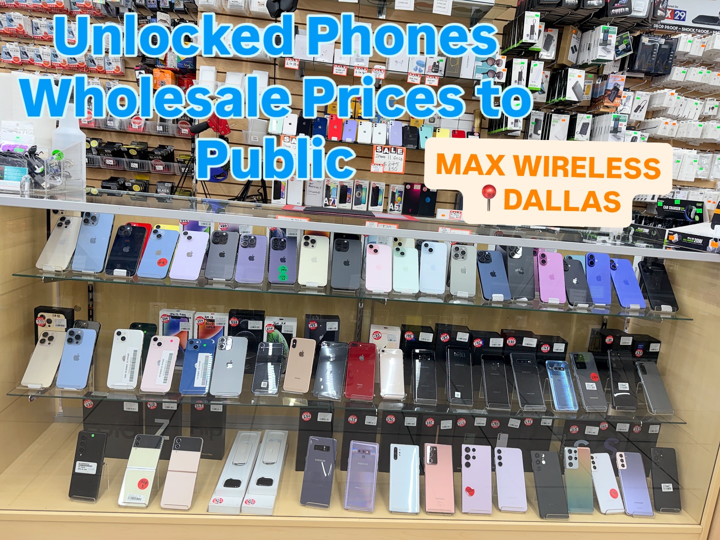Max Wireless, Cellphone Repair, Novelties, Electronics Wholesale and Retail Facebook ad
