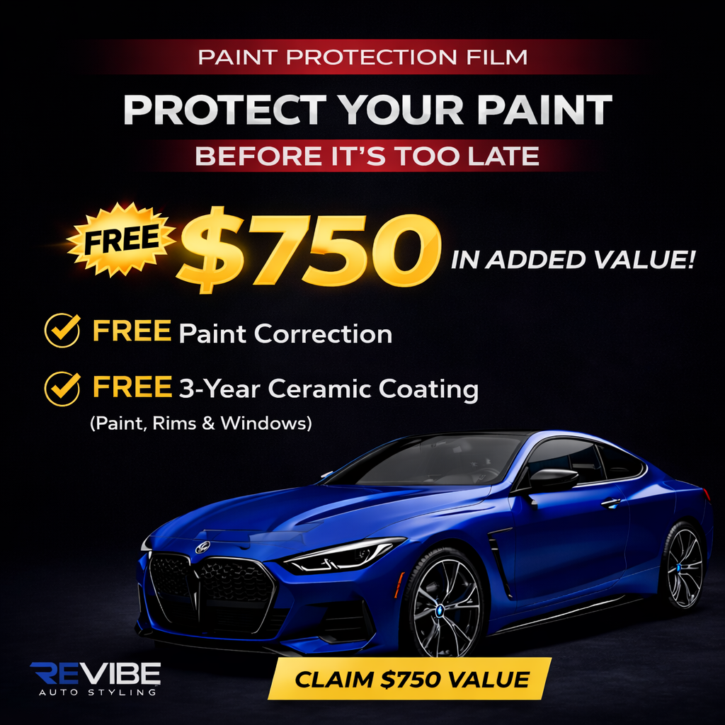 Revibe Auto Styling Facebook ad: Protect Your Vehicle's Paint