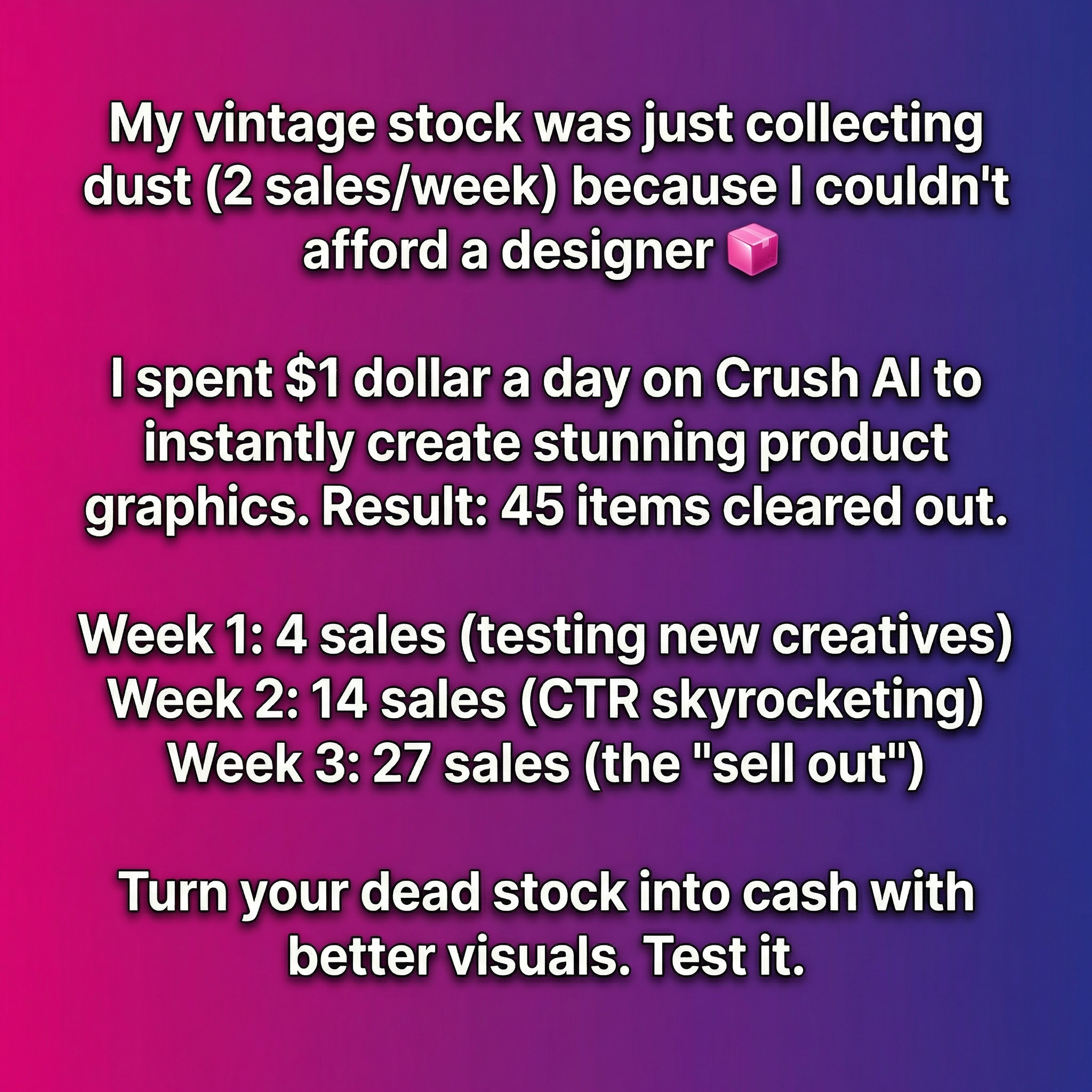 trycrush.ai Facebook ad
