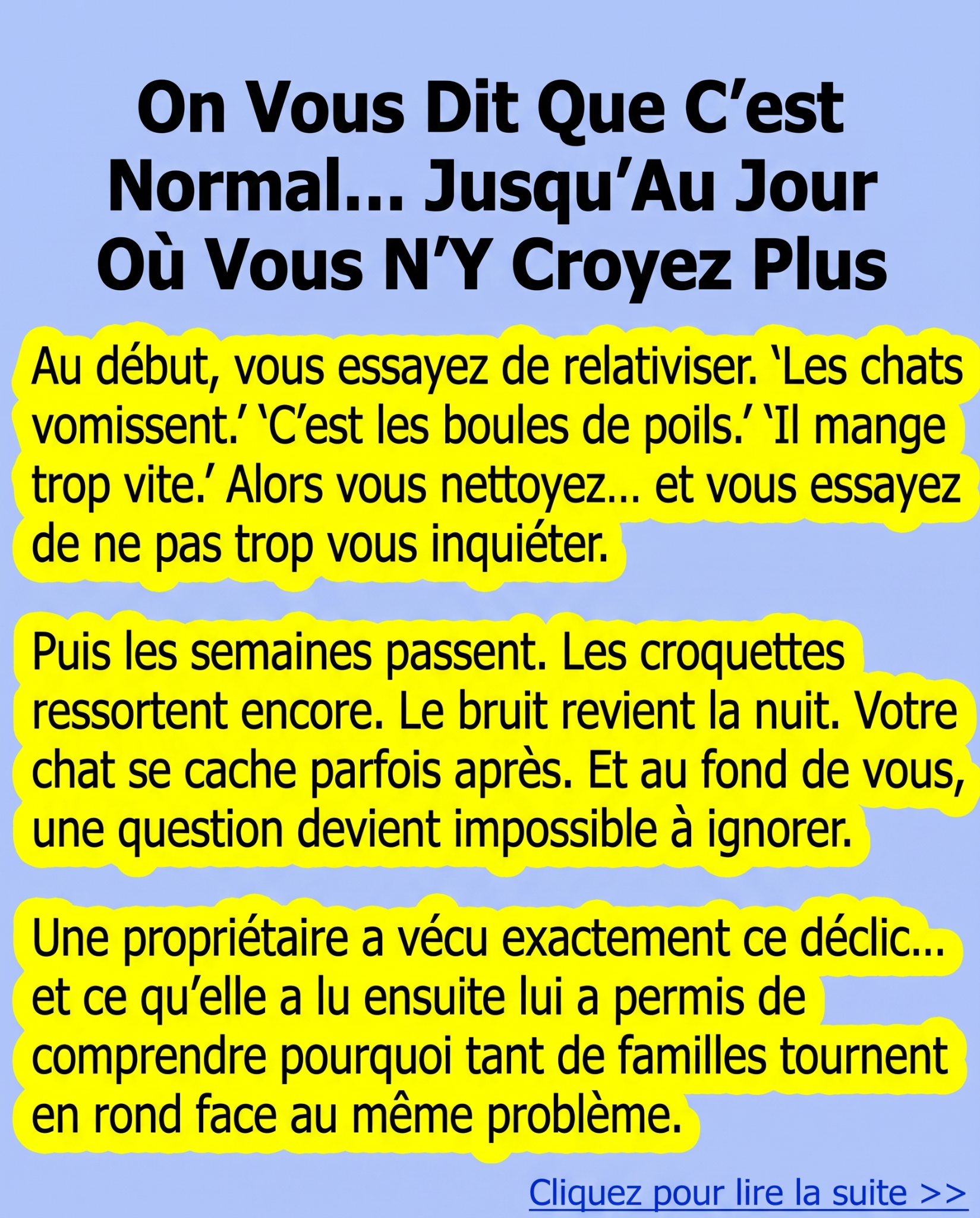 Sophie Martin Facebook ad: STOP: ne changez pas encore ses croquettes
