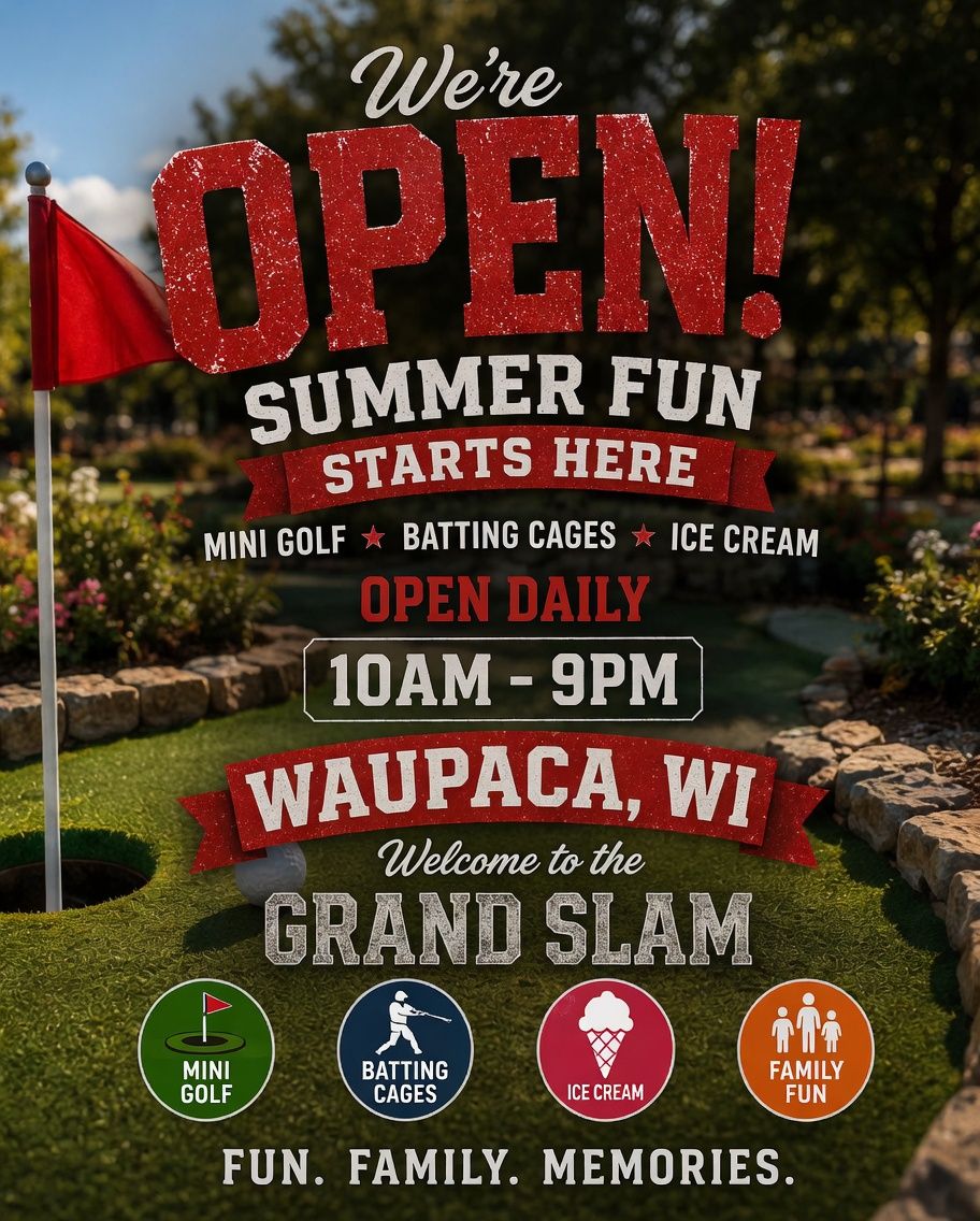 Grand Slam Miniature Golf Facebook ad: Enjoy Family Fun at Grand Slam Miniature Golf