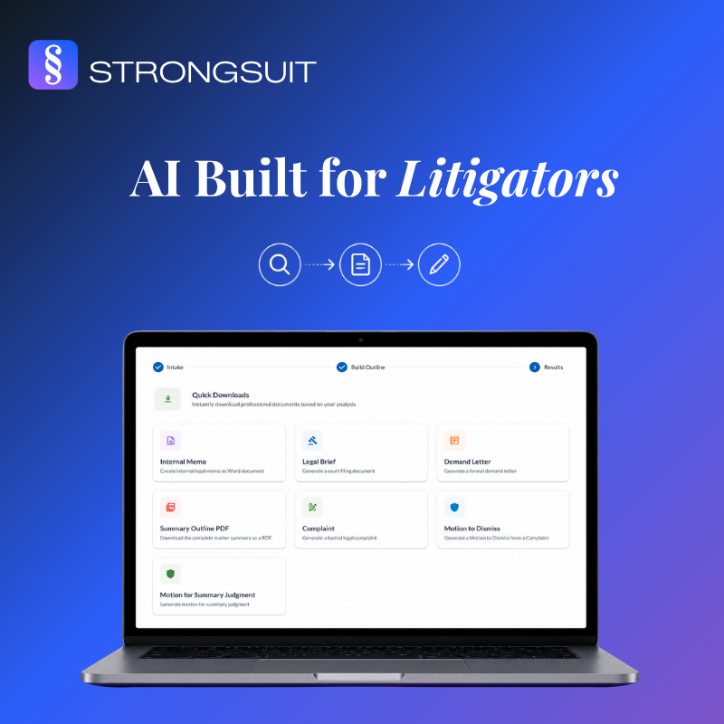 StrongSuit Facebook ad