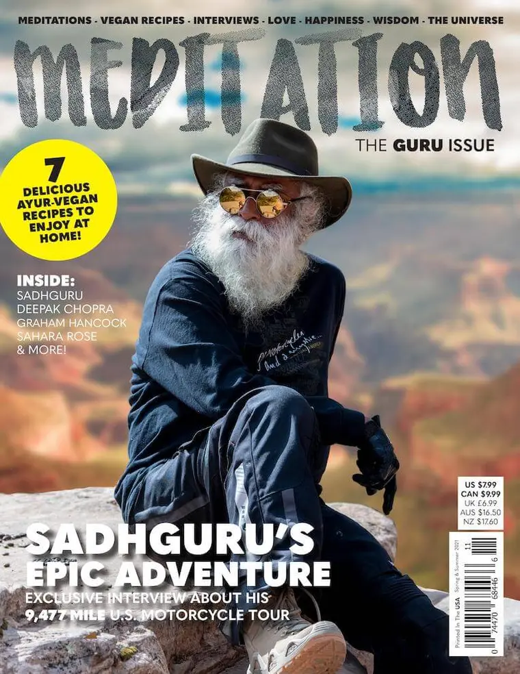 Meditation Magazine Facebook ad: The Guru Issue: Sadhguru