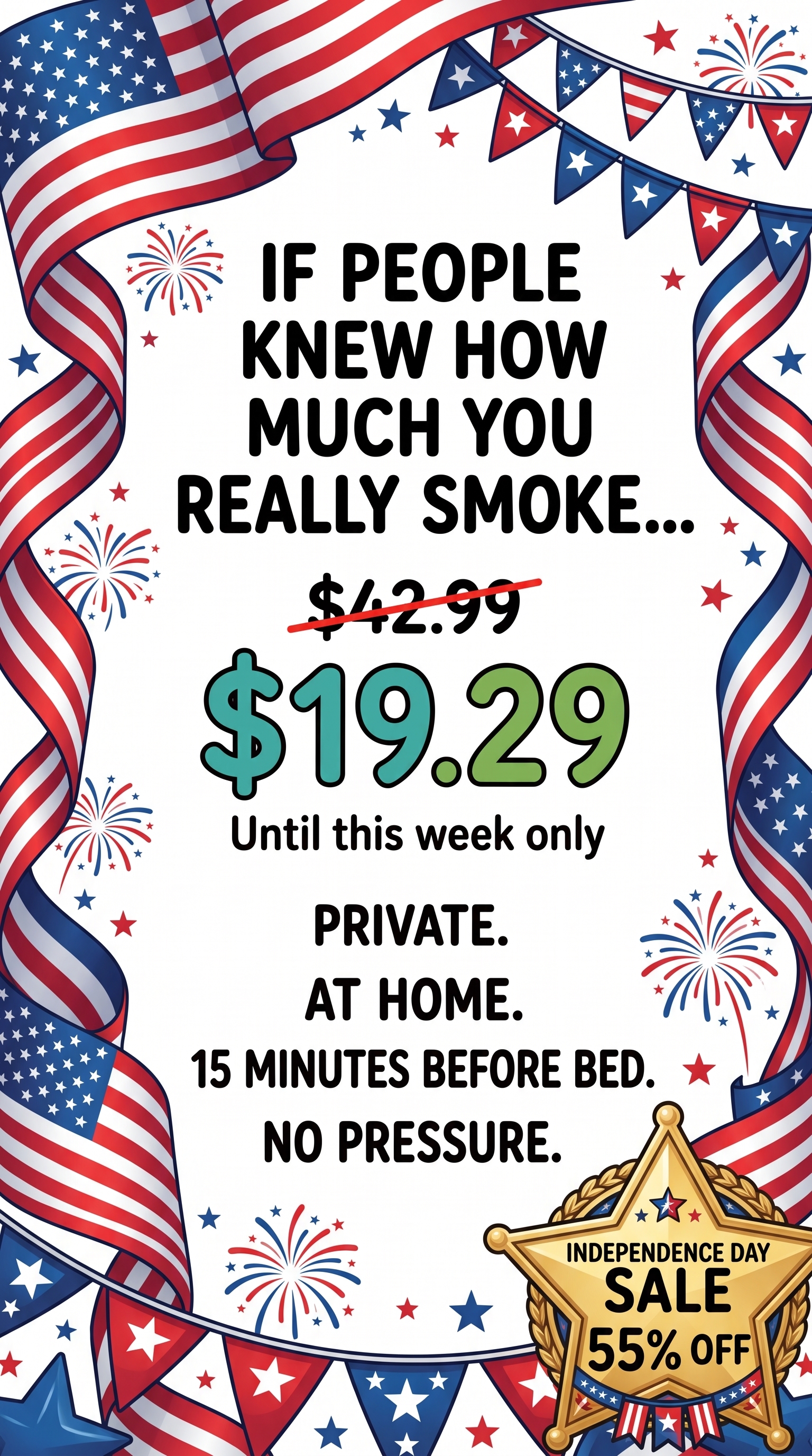 Hypnosis to Stop Smoking Facebook ad
