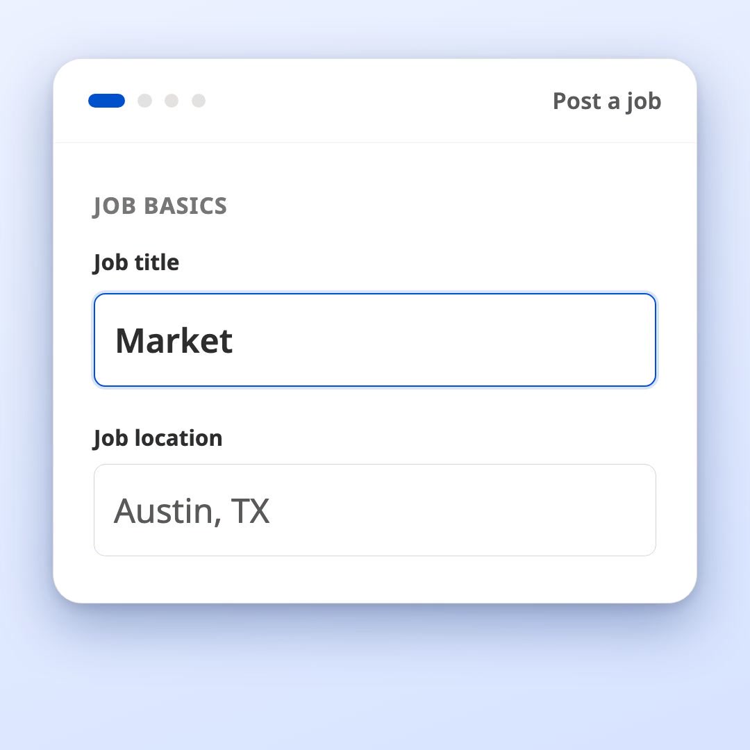 Indeed for Business Facebook ad: Post a Job on Indeed, Hire Easy