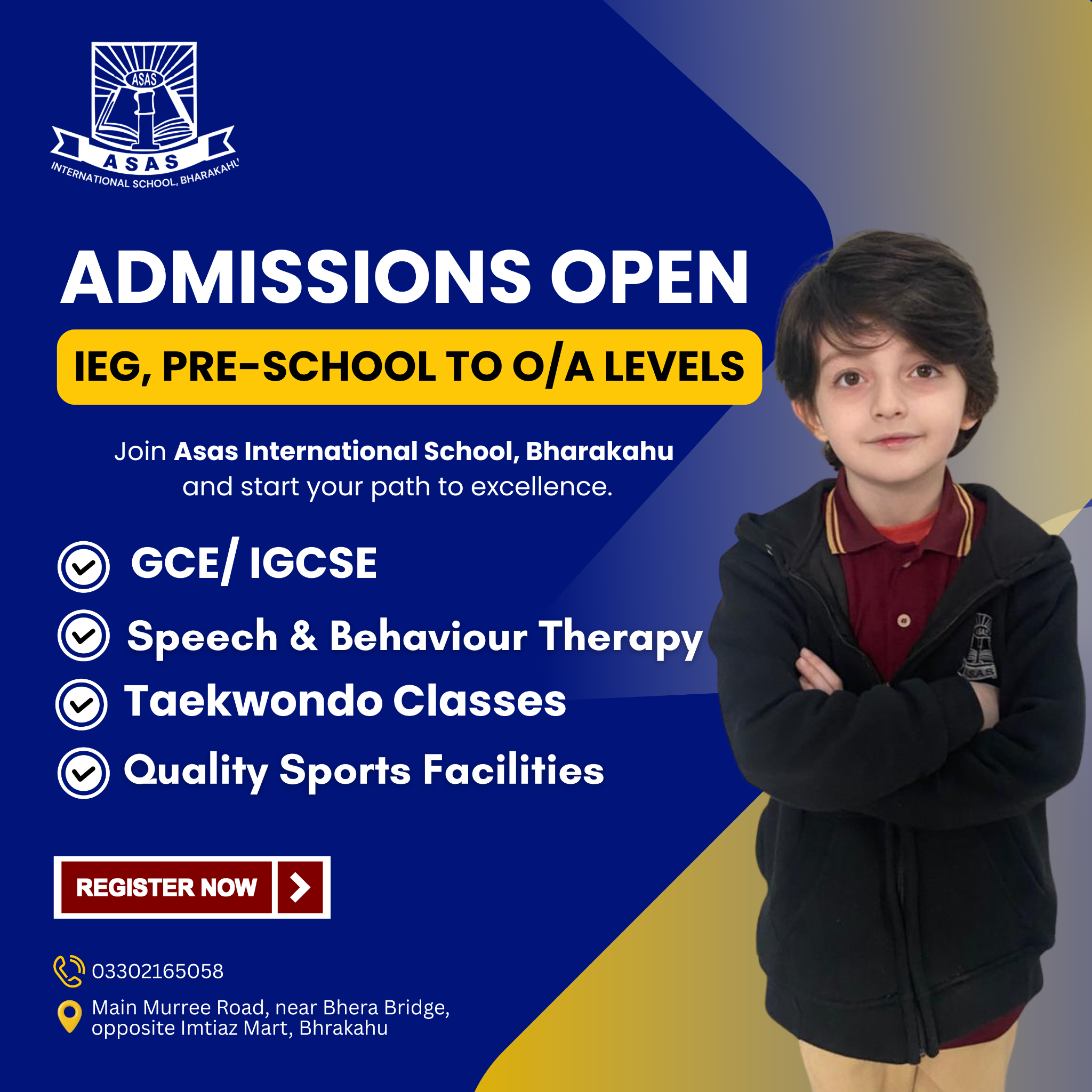 BK Asas International School Facebook ad: Limited seats, Enroll now!