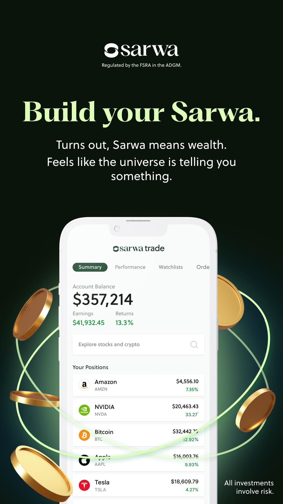 Sarwa ثروة Facebook ad