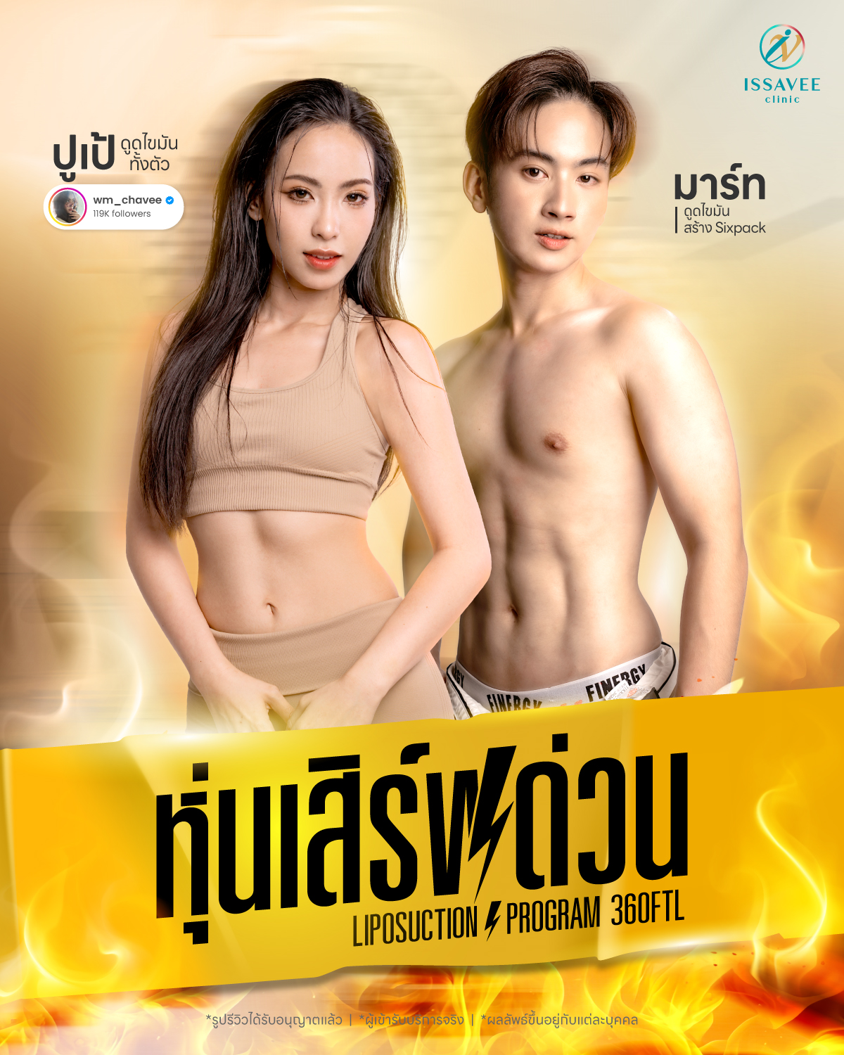 ดูดไขมัน 360 FTL by Issavee Clinic Facebook ad