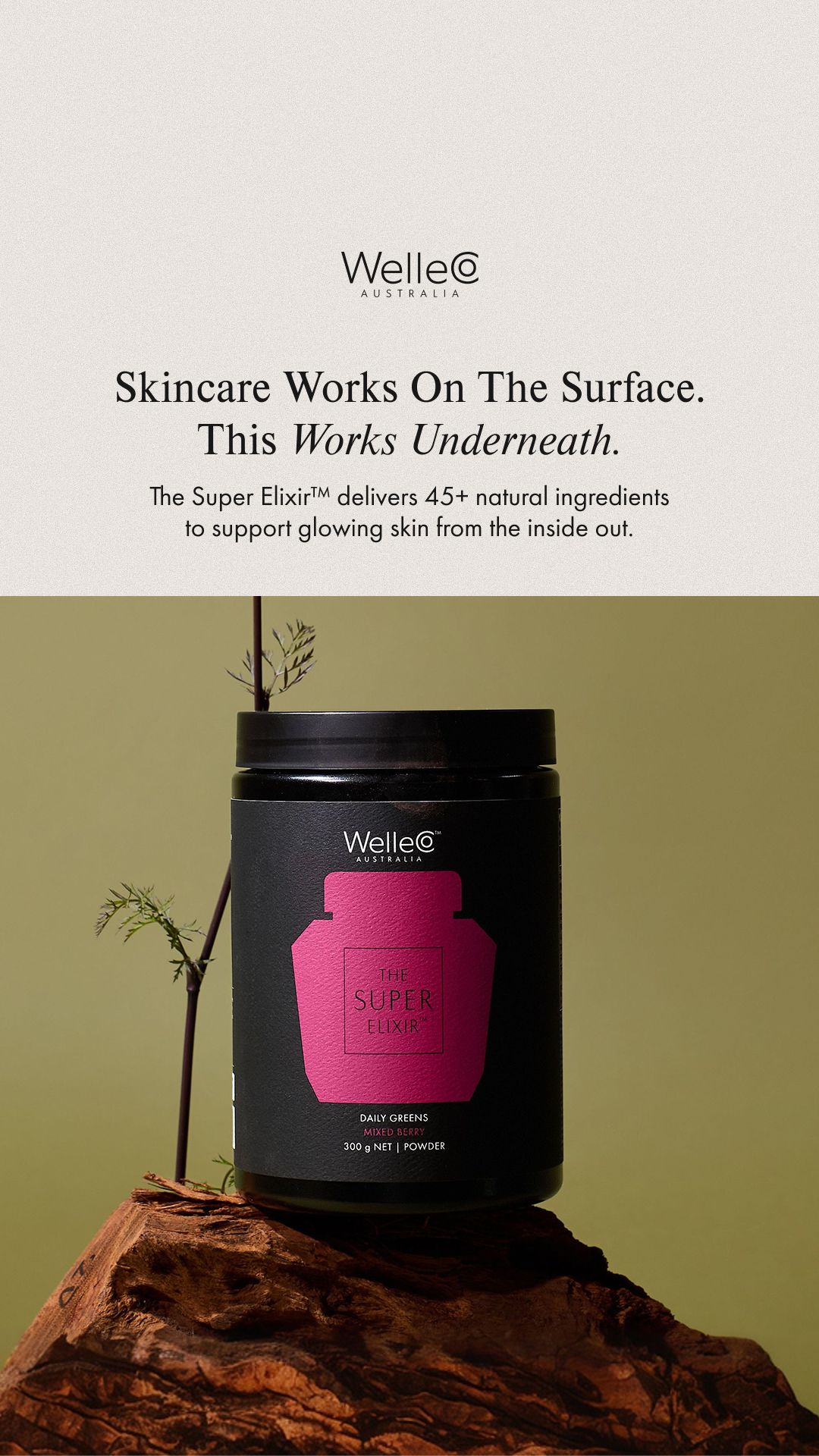 WelleCo Facebook ad
