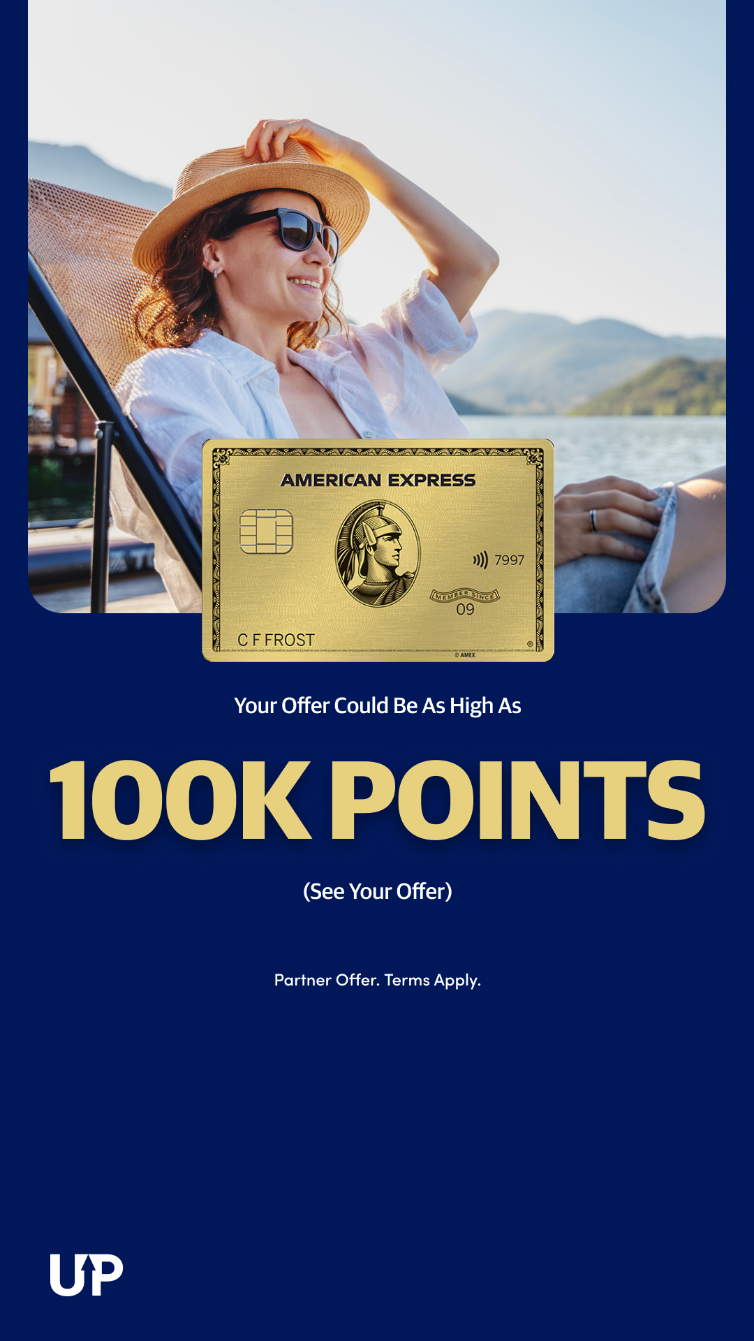 Upgraded Points Facebook ad