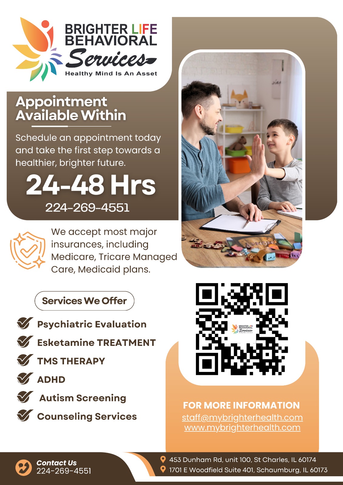 Brighter Life Behavioral Services Facebook ad