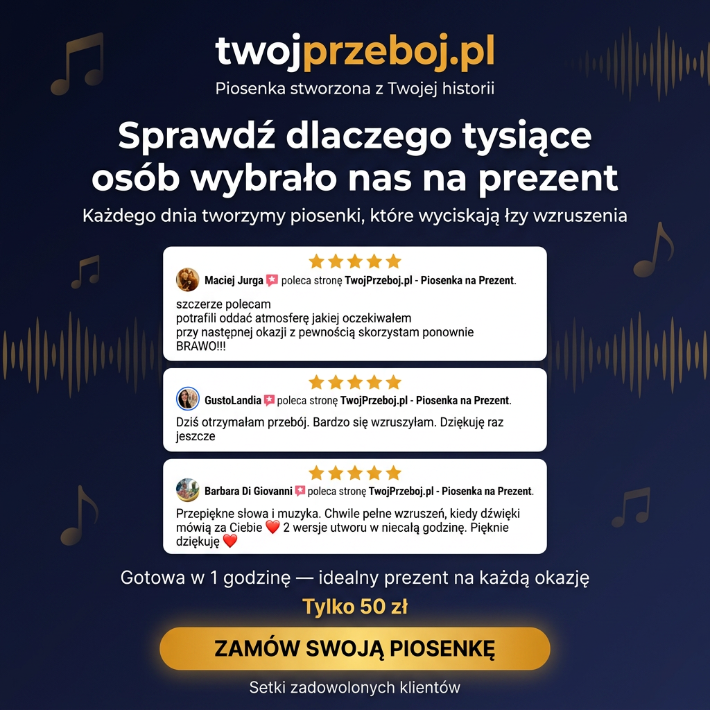 TwojPrzeboj.pl - Piosenka na Prezent Facebook ad