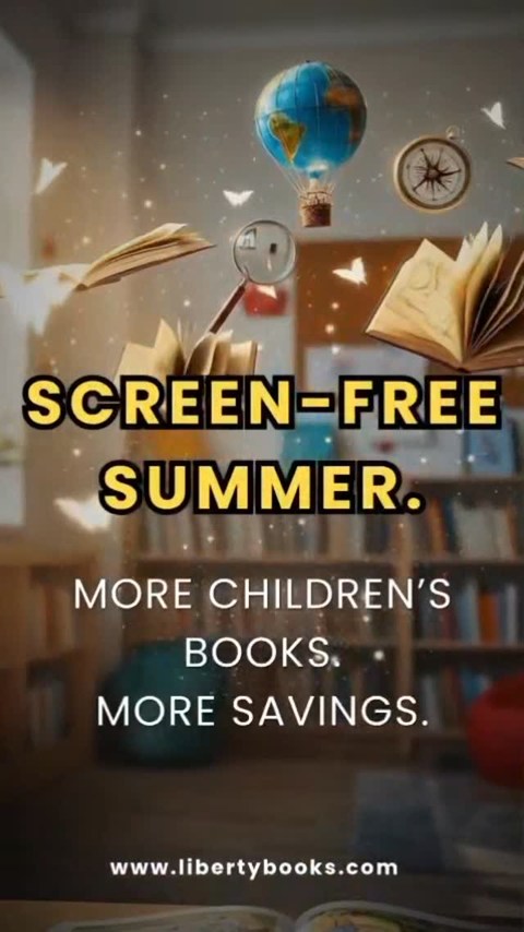 Liberty Books Pakistan Facebook ad: Screen- Free Summer Sale is live!