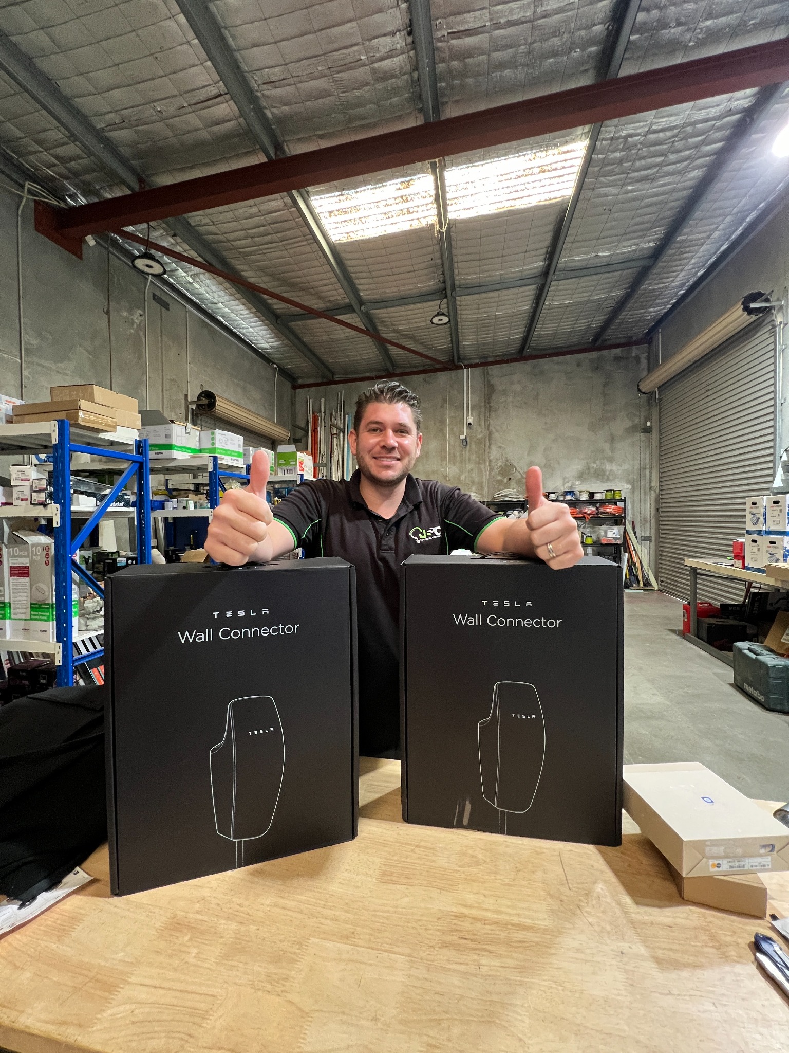 J & C Electrical Contracting Facebook ad: Need an EV charger installed?