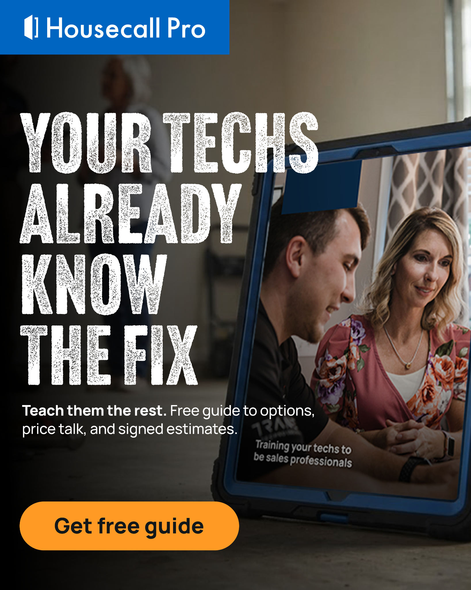 Housecall Pro Facebook ad from Oct 8, 2026