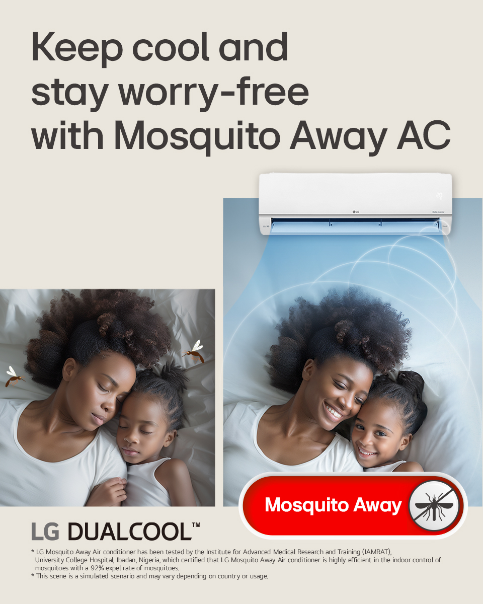 LG Global Facebook ad: LG DUALCOOL AC: Mosquito Away