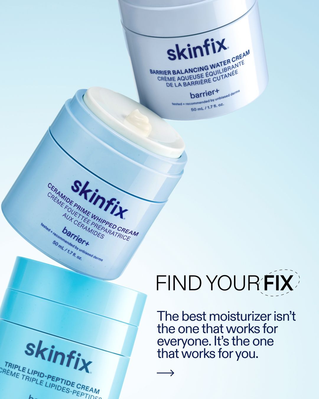 Skinfix Inc. Facebook ad