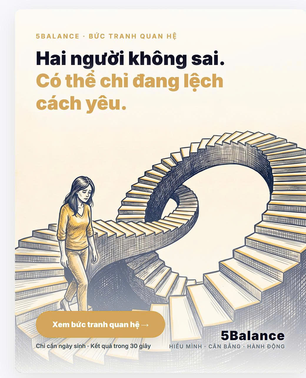 Ngày Bình Yên Facebook ad: 30 giây để nhìn lại cách bạn đang yêu.