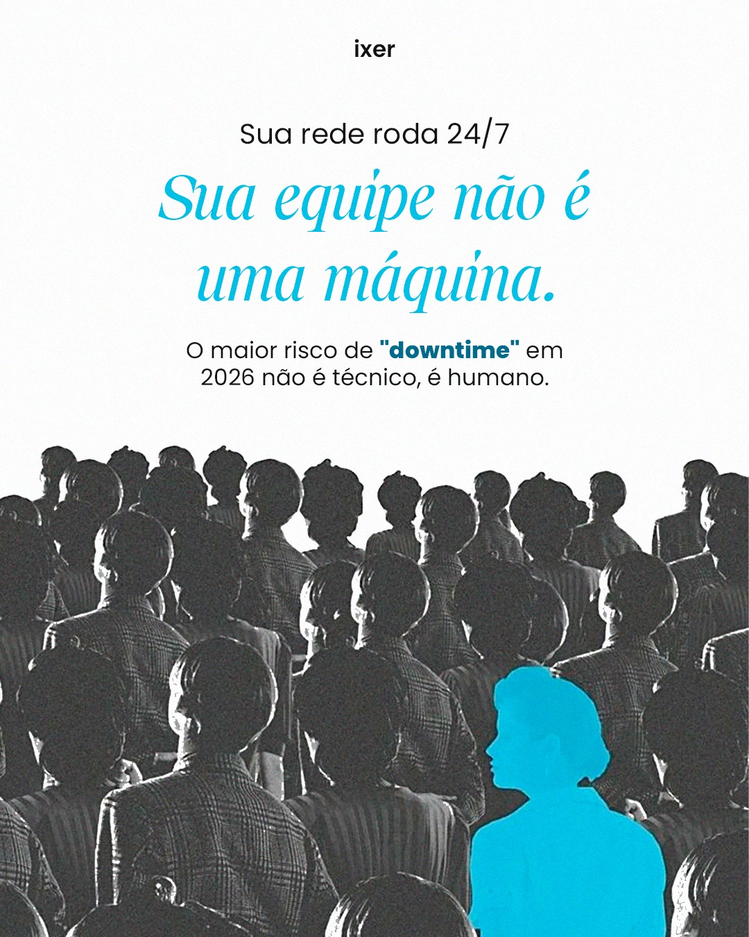 Ixer Ofc Facebook ad: Para o provedor de internet, cair a rede…