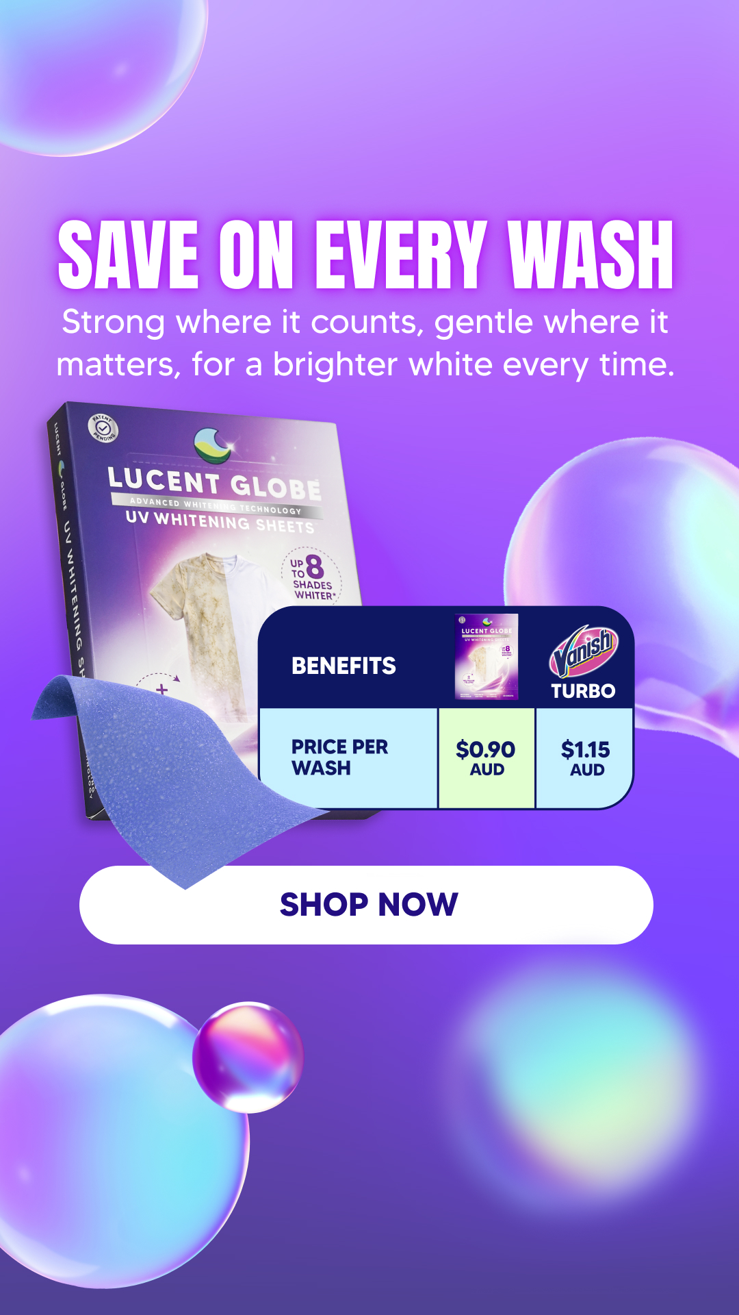 Lucent Globe Facebook ad