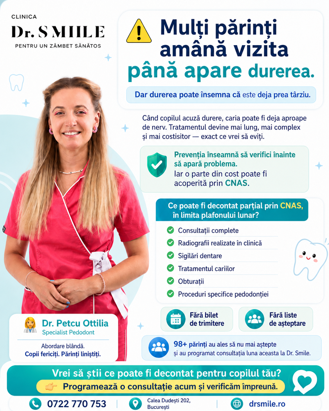Clinica Dr. Smile Facebook ad from May 31, 2026