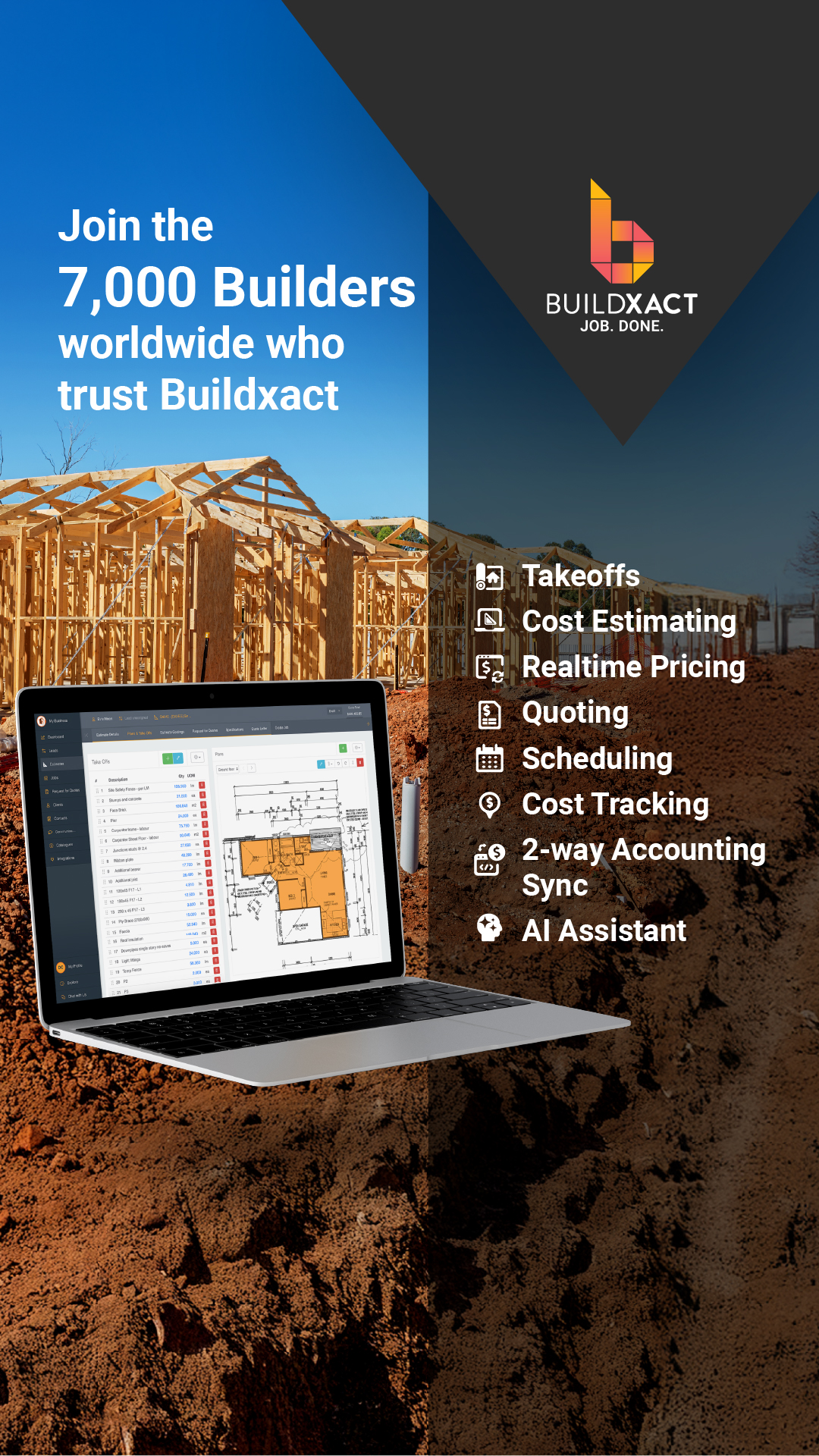 Buildxact Facebook ad