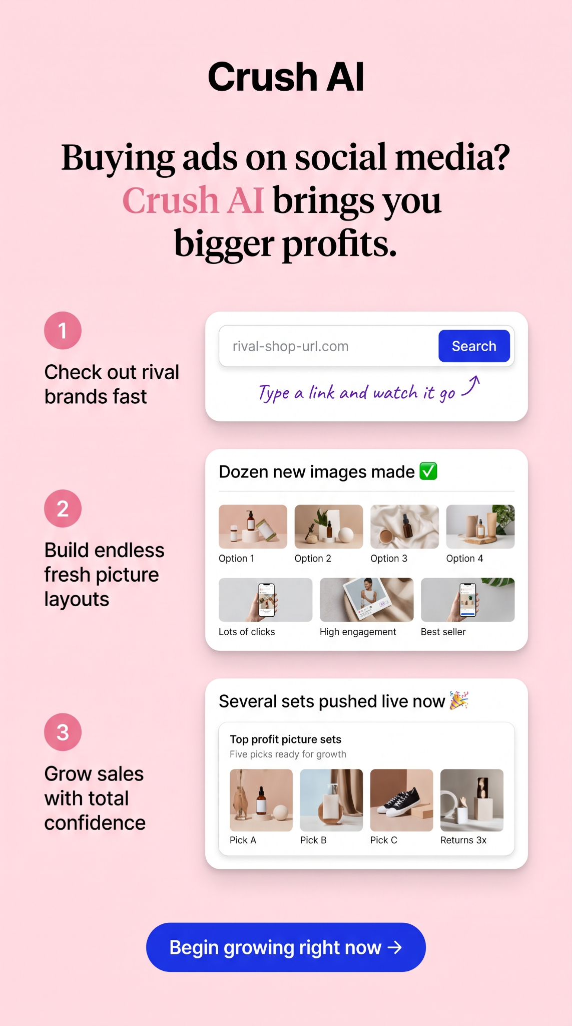 trycrush.ai Facebook ad