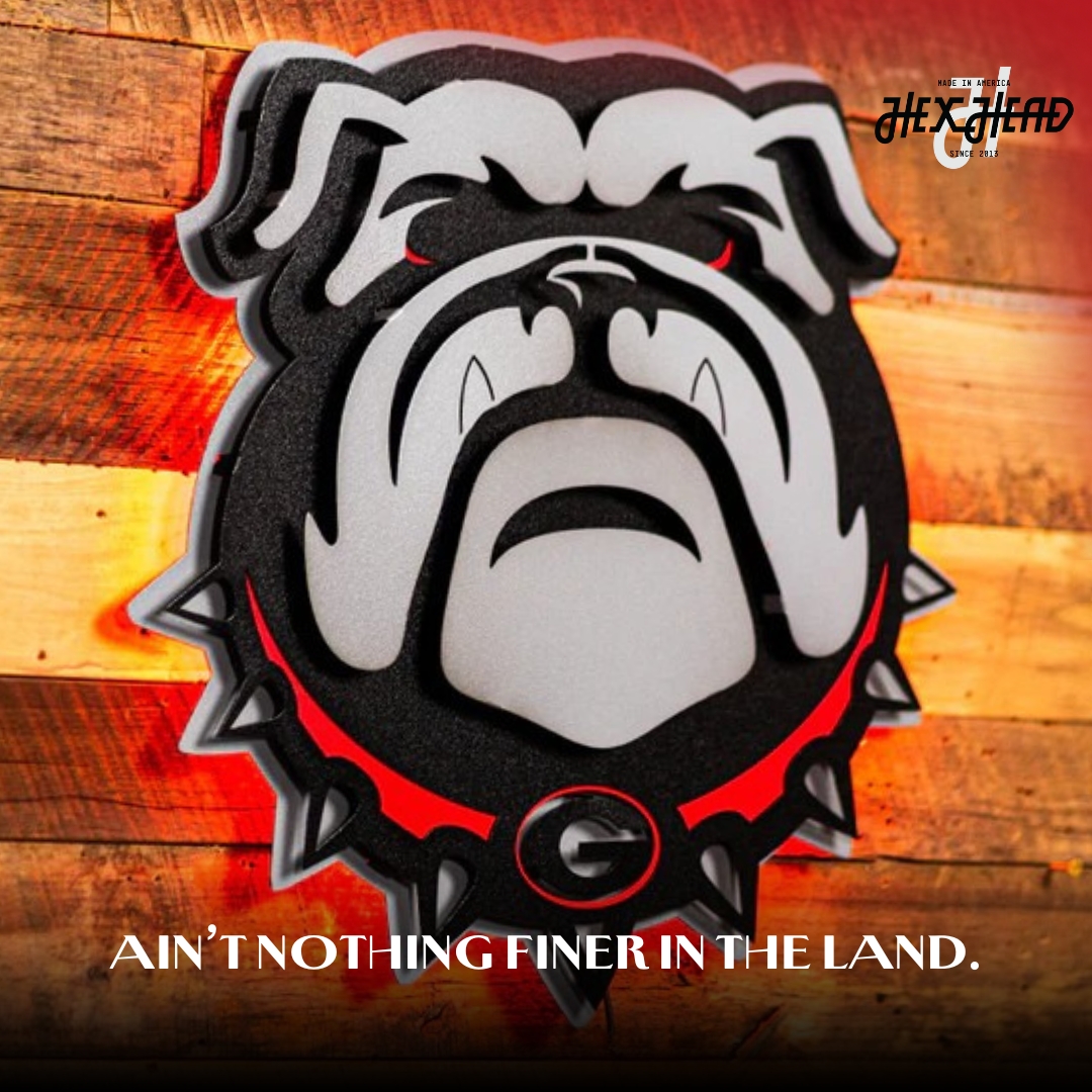 Hex Head Art Facebook ad: Georgia Bulldogs