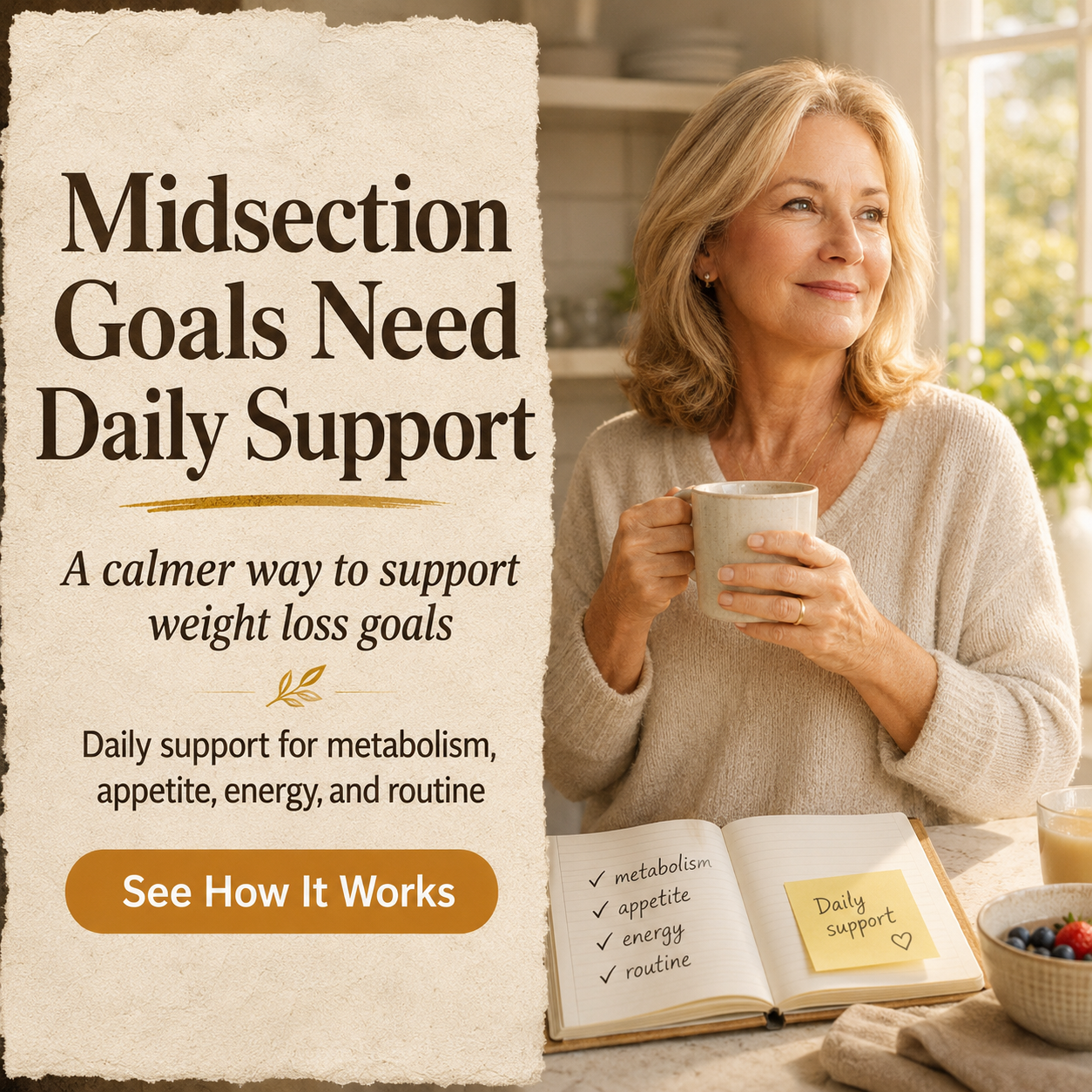 Dr Rebecca Collins - Weight Loss Coach Facebook ad: Not Another Harsh Fat-Burner