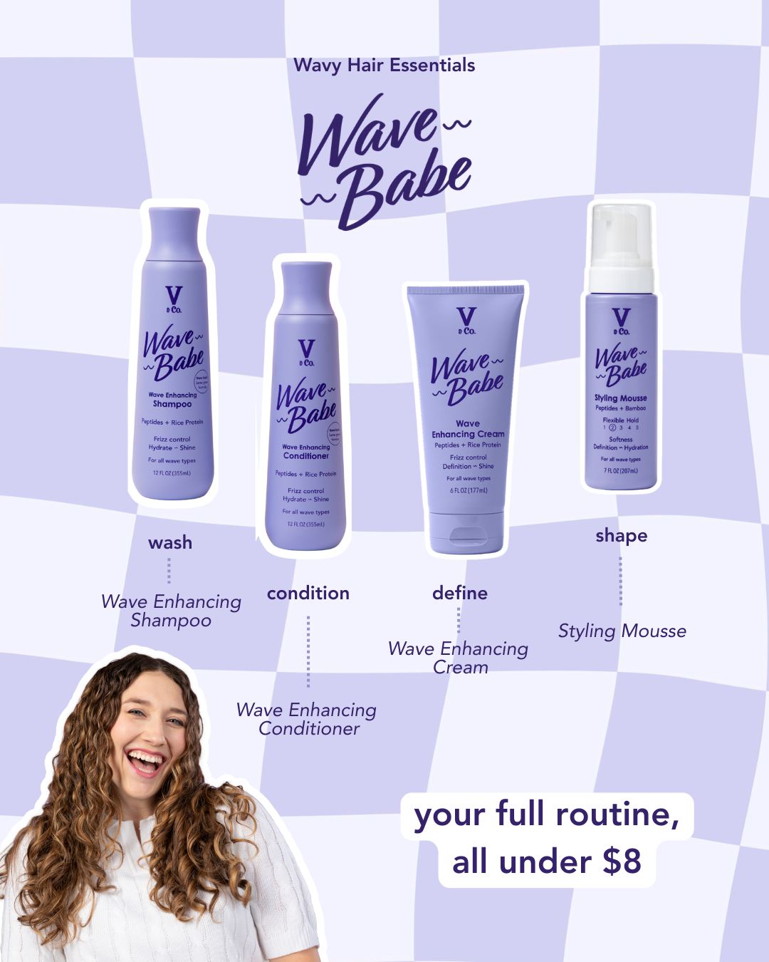 V&Co. Beauty Facebook ad