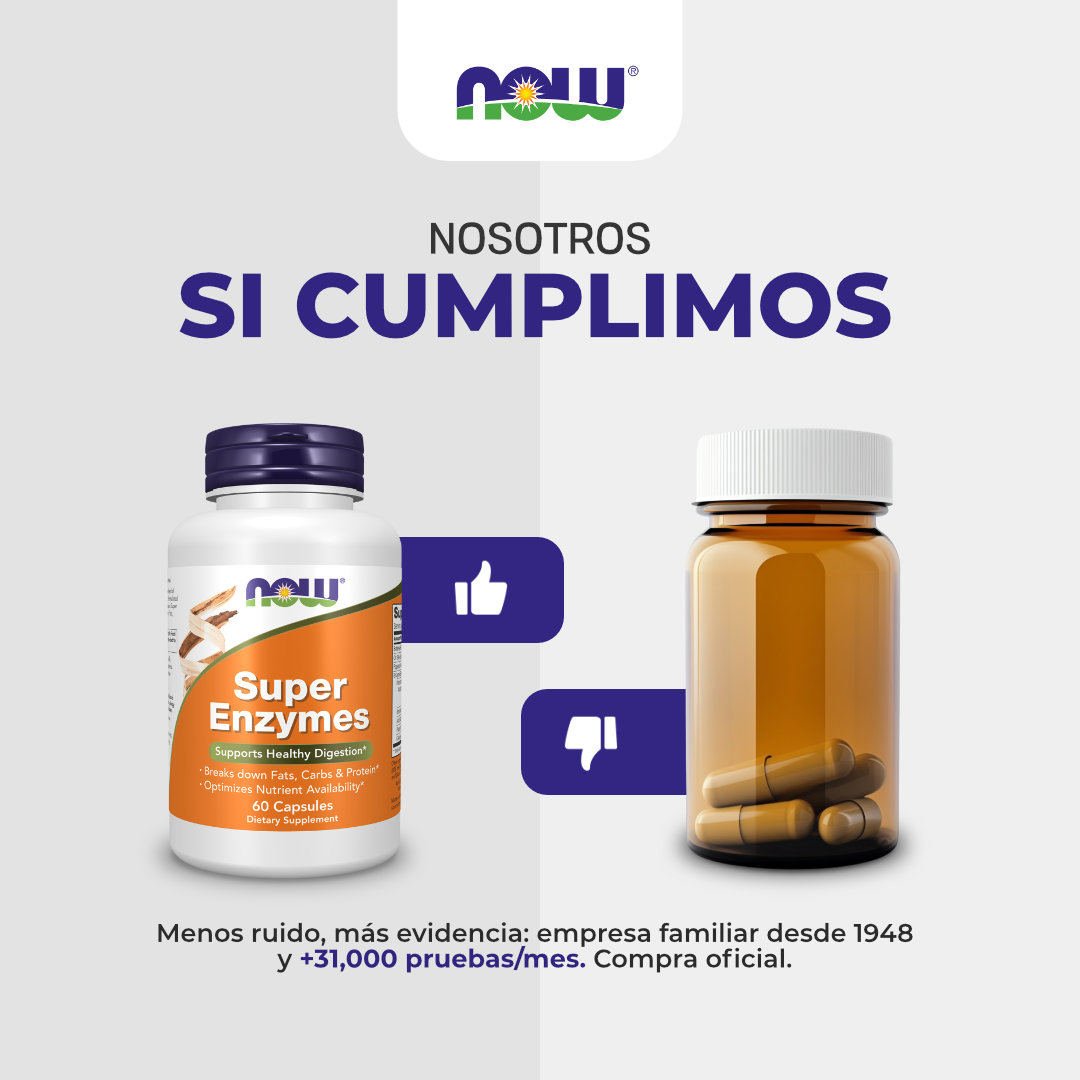 Now Foods México Facebook ad: Calidad real
