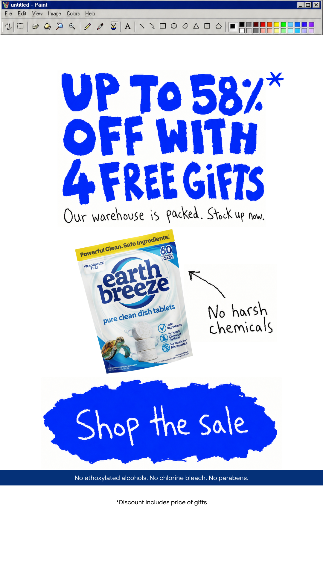 Earth Breeze Facebook ad