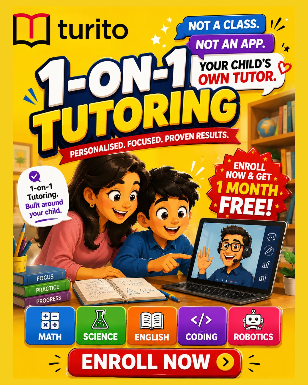 Turito UK Facebook ad