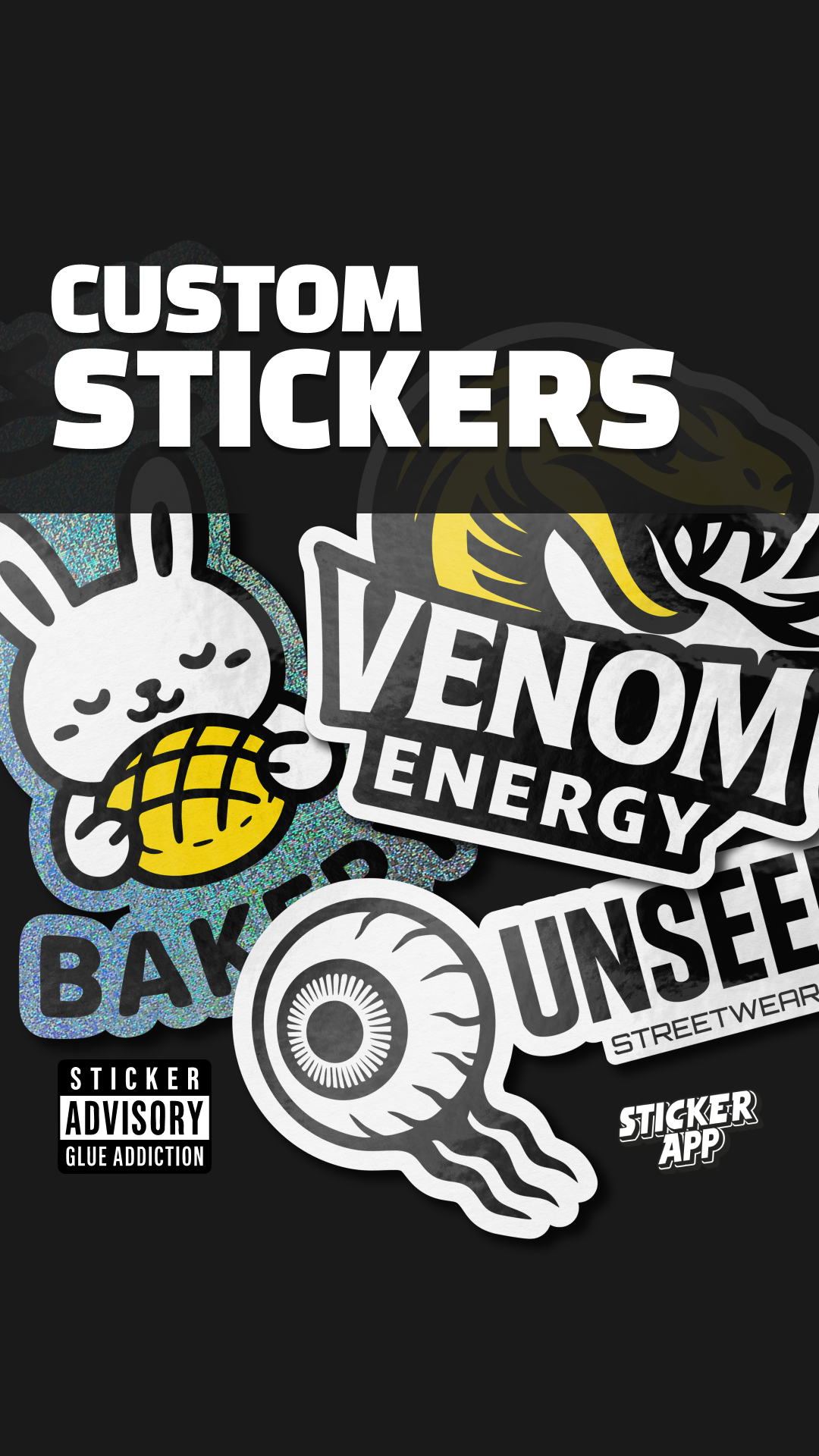 StickerApp Facebook ad
