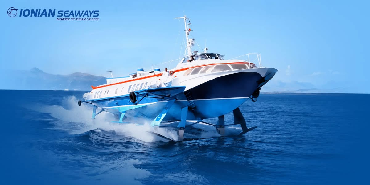 Ionian Seaways Facebook ad: Ionian Seaways official website.