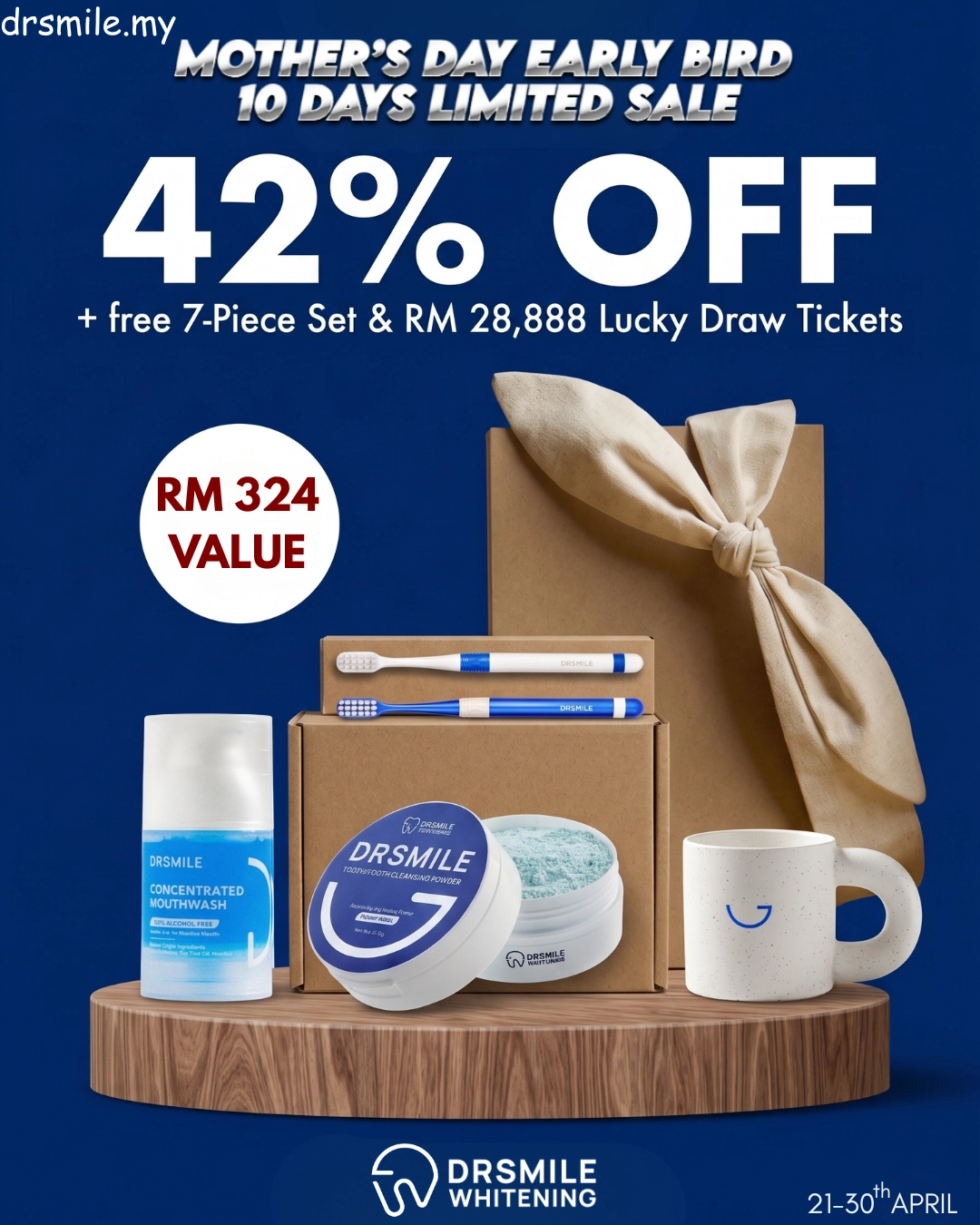 Dr Smile Whitening Solution Facebook ad