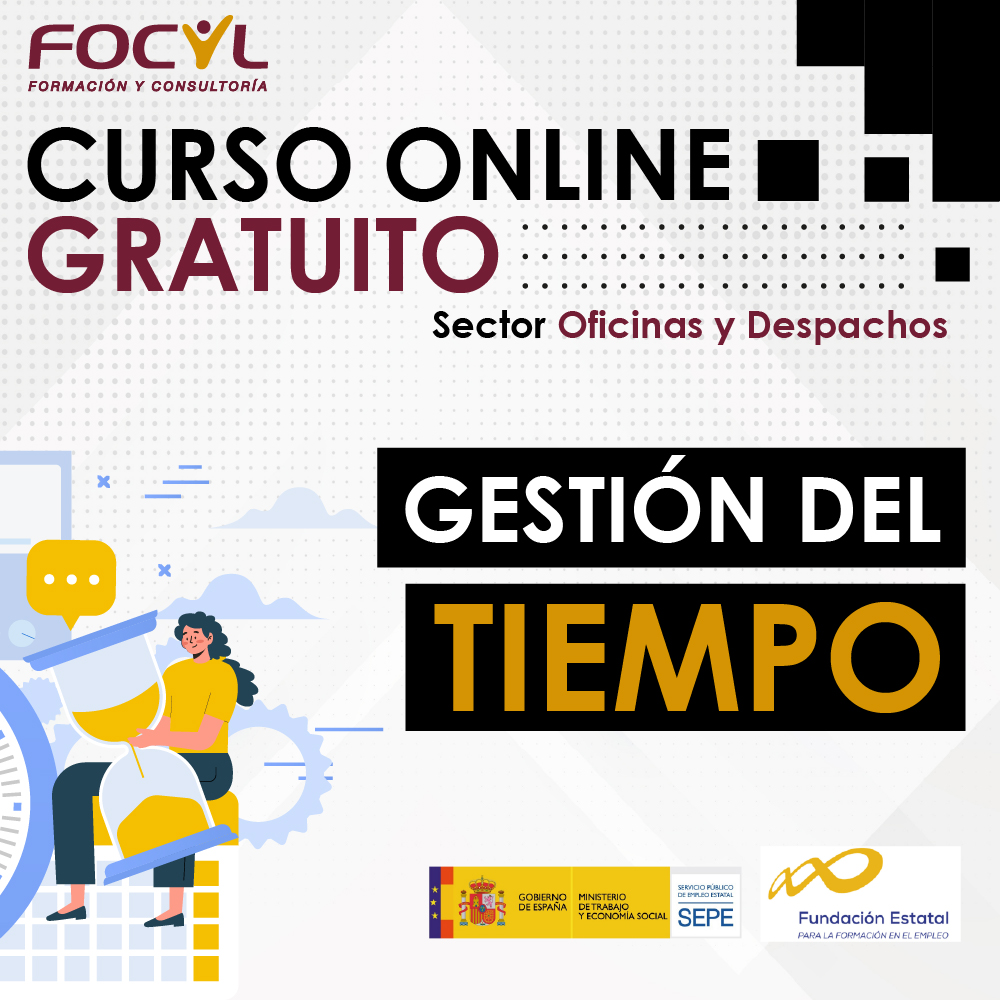 Focyl Facebook ad: CURSO GRATUITO Y ONLINE DE GESTIÓN DEL TIEMPO…