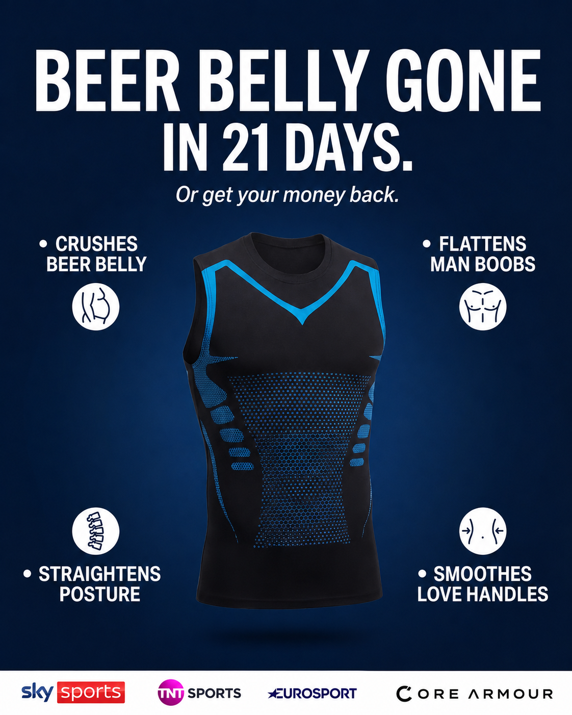 Core Armour Facebook ad from Jul 4, 2026