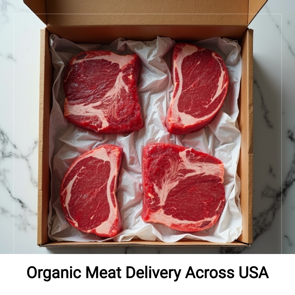 Thesearchhound Glow Facebook ad: Organic Meat Delivery Across USA!