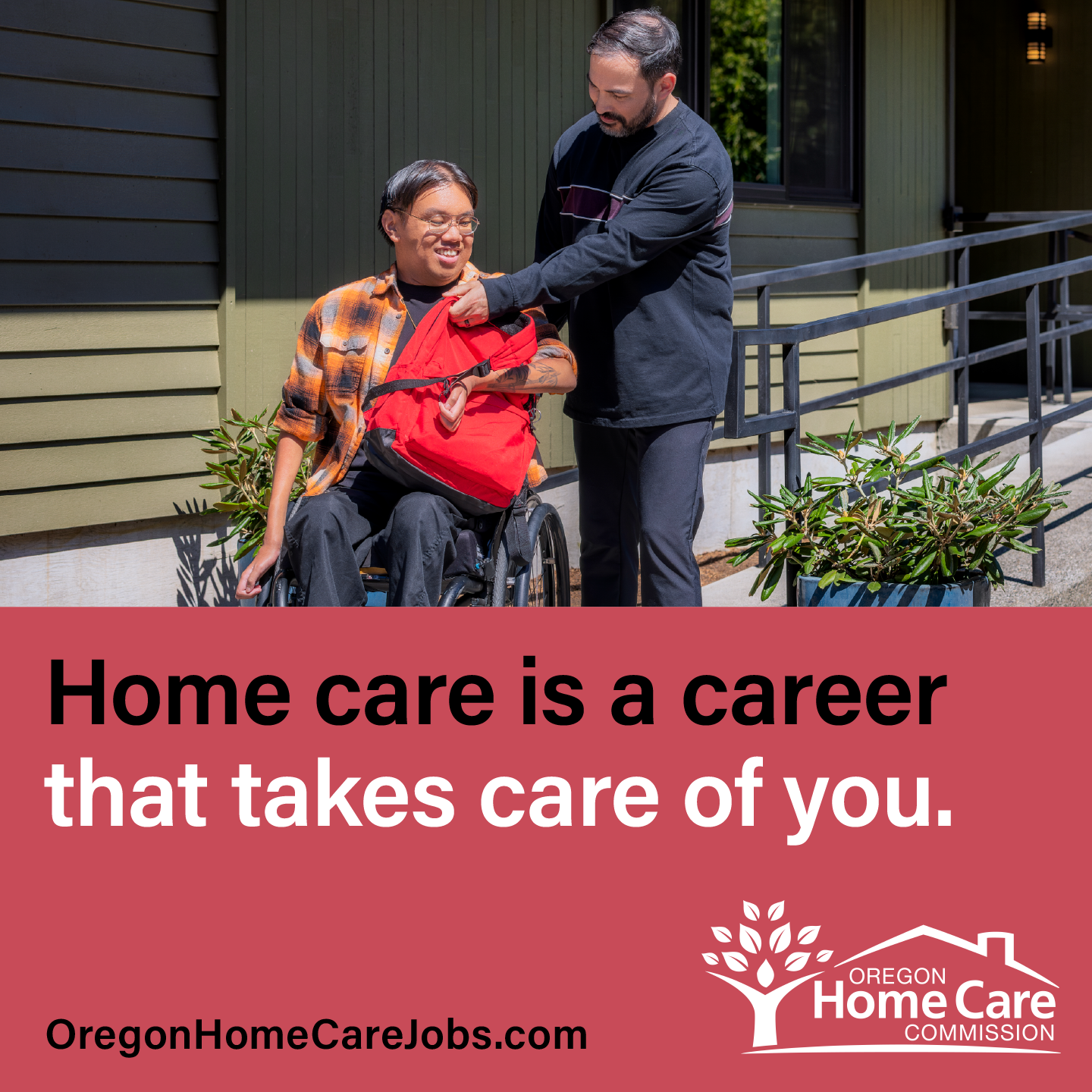 Oregon Home Care Commission Facebook ad
