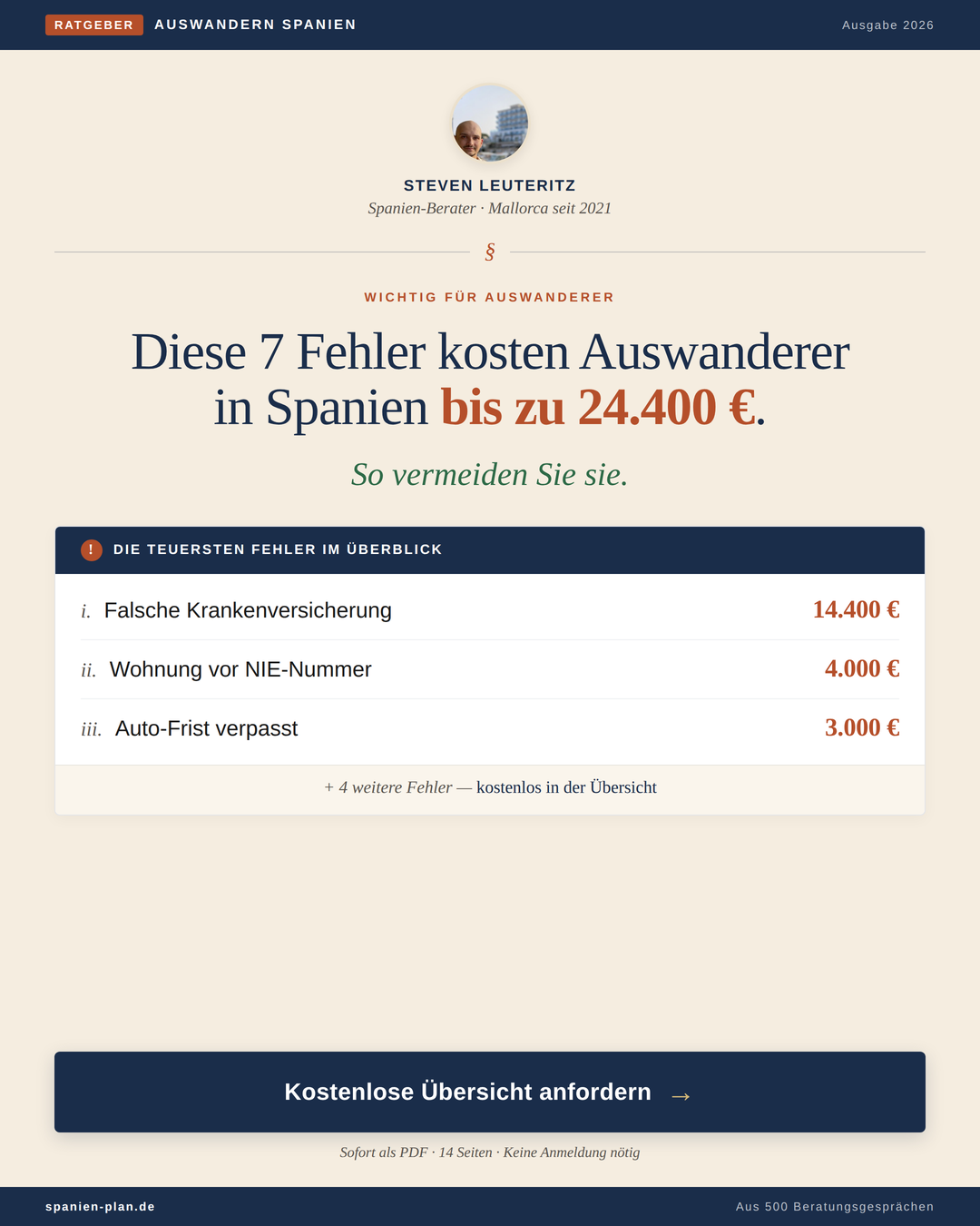 Spanien-plan.de Facebook ad from May 12, 2026