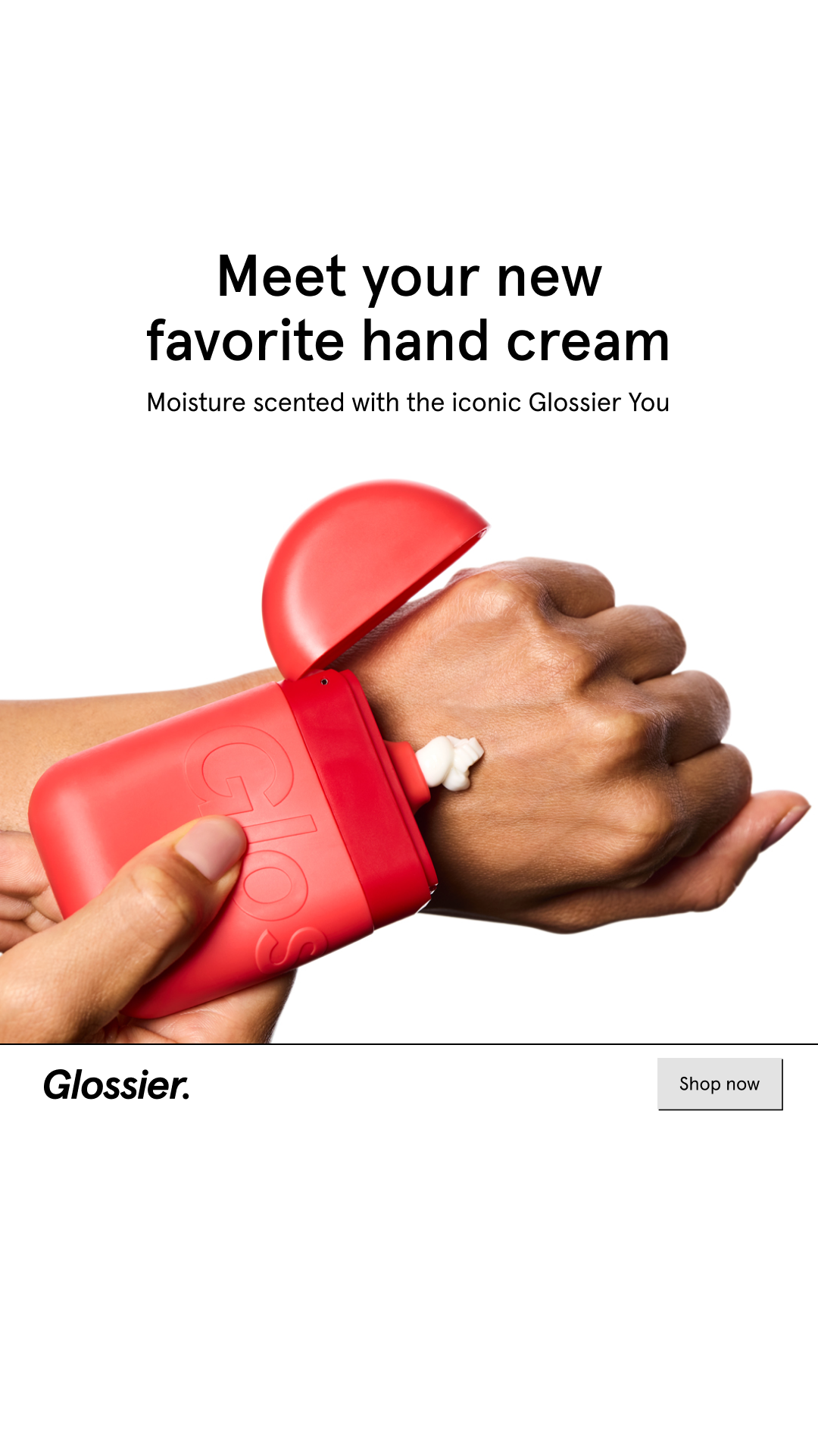 Glossier Facebook ad